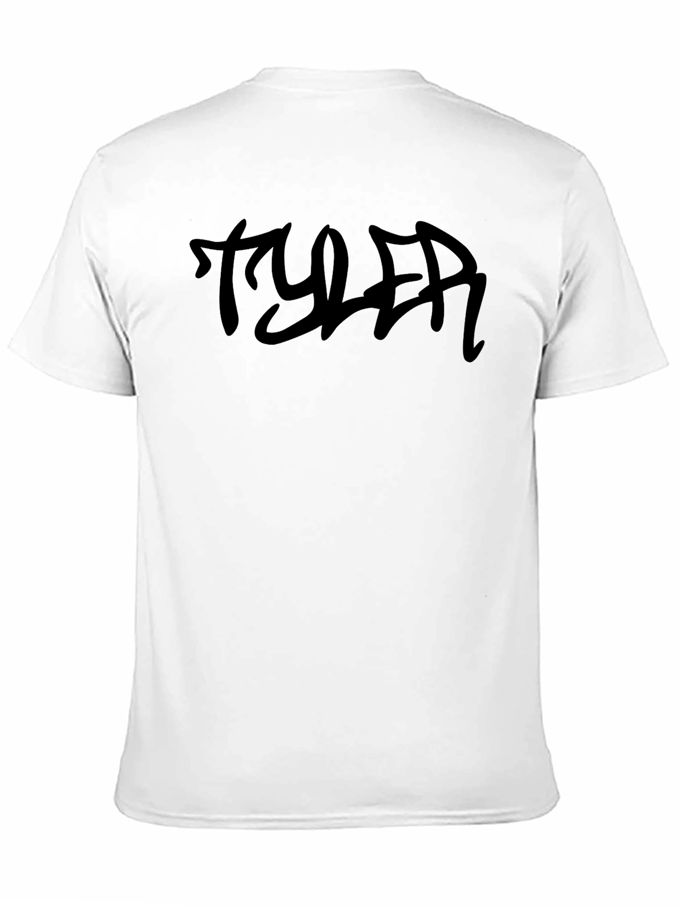 Mens Black Tyler Graphic Tee - Casual Fashion