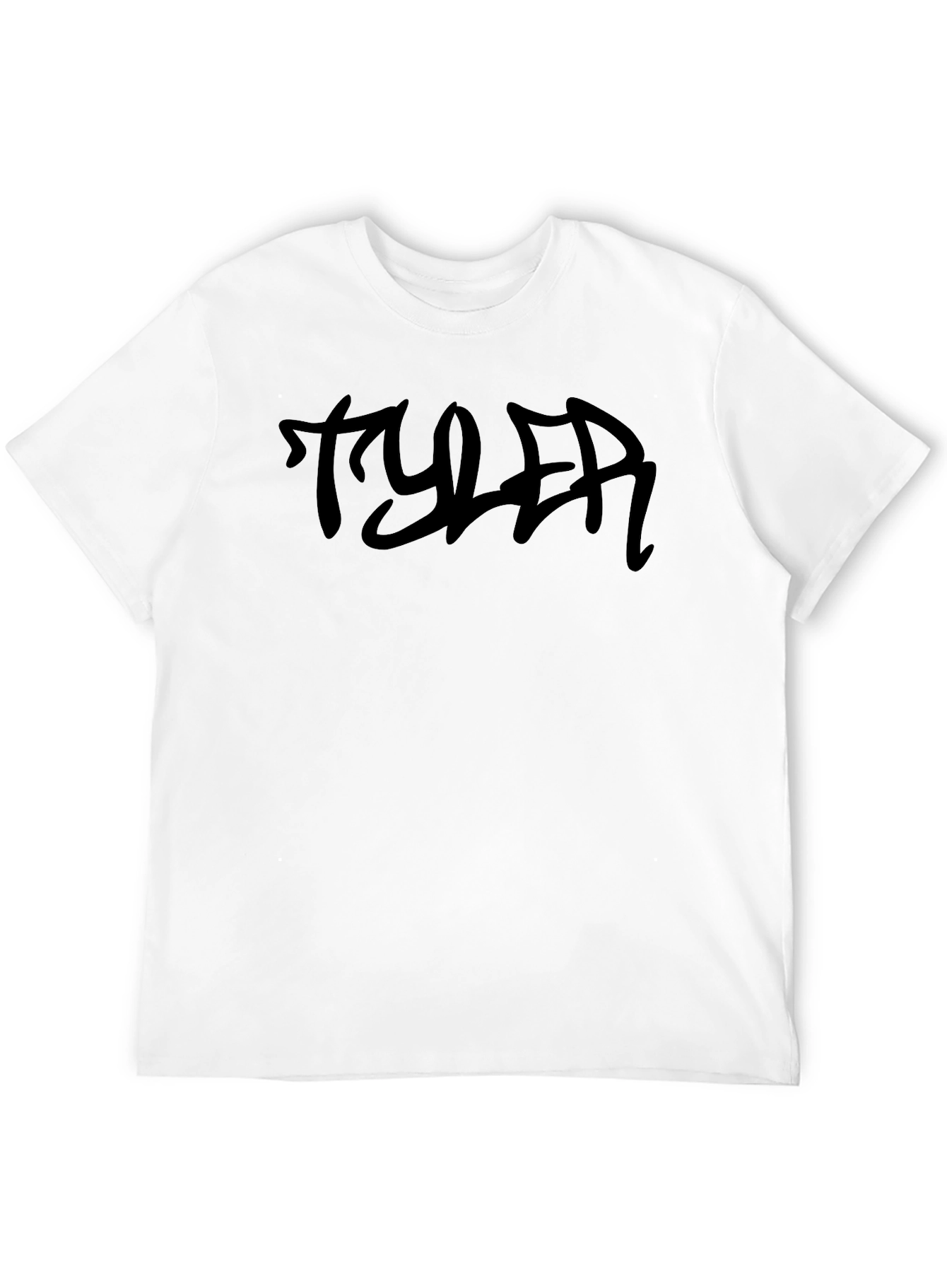 Mens Black Tyler Graphic Tee - Casual Fashion
