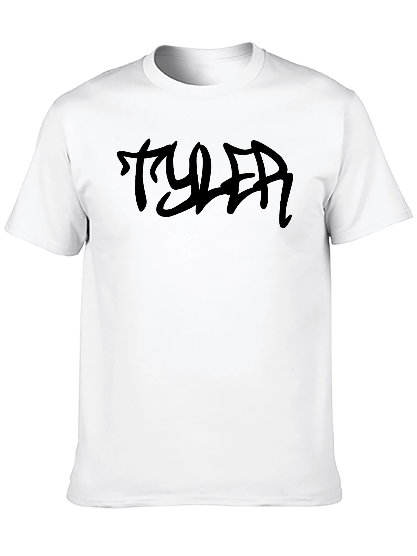 Mens Black Tyler Graphic Tee - Casual Fashion