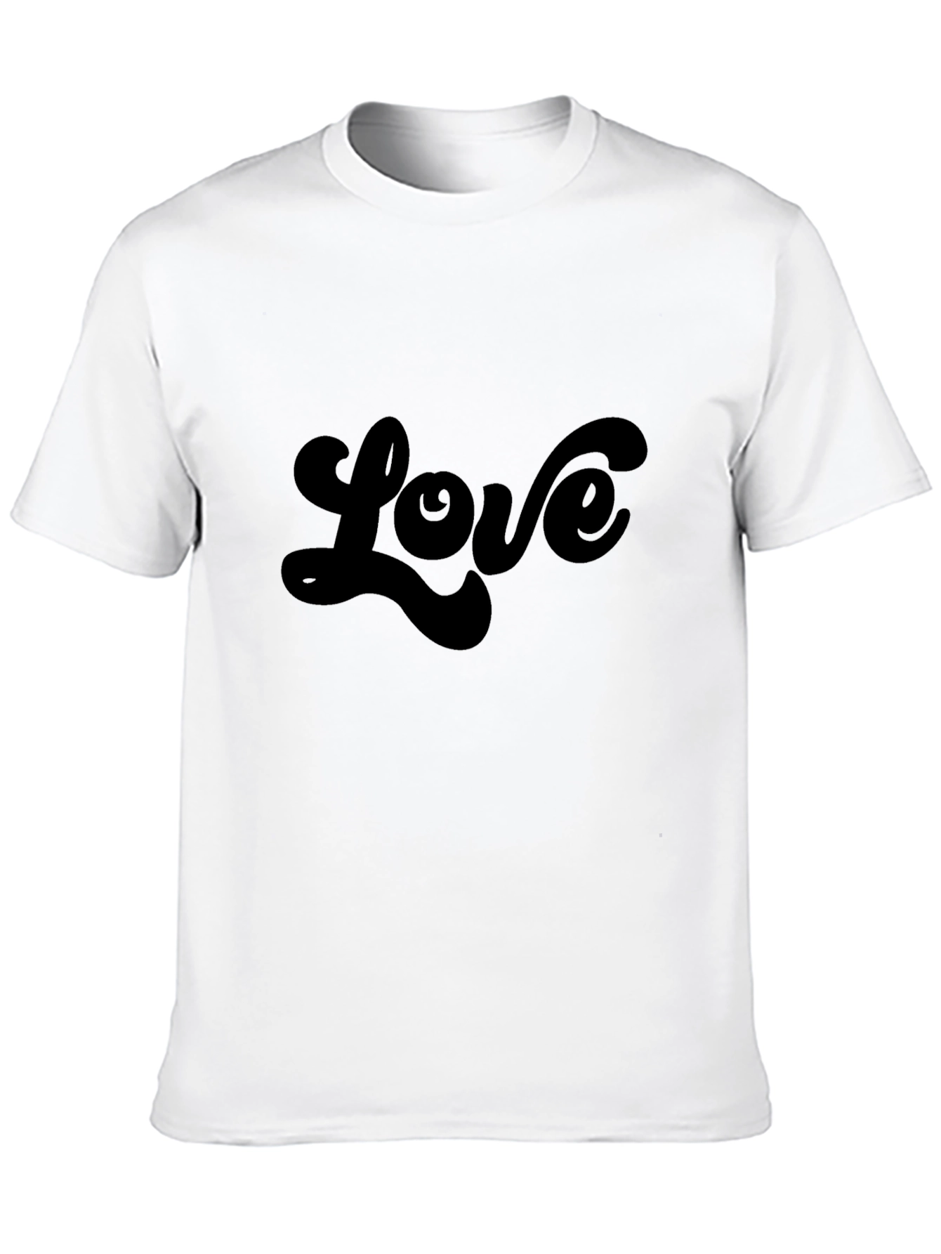Love Graphic Tee - Black Soft Style Shirt