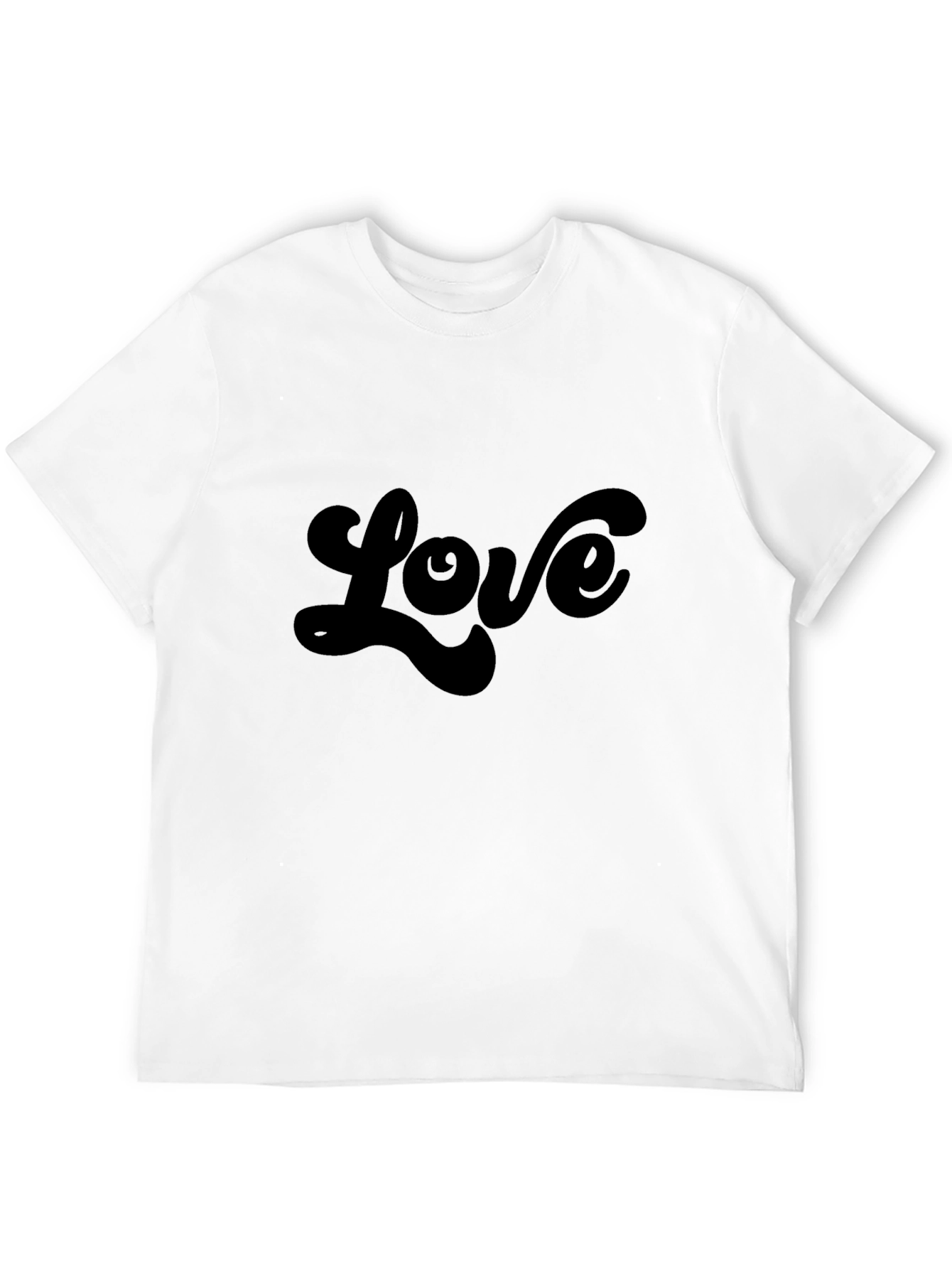 Love Graphic Tee - Black Soft Style Shirt