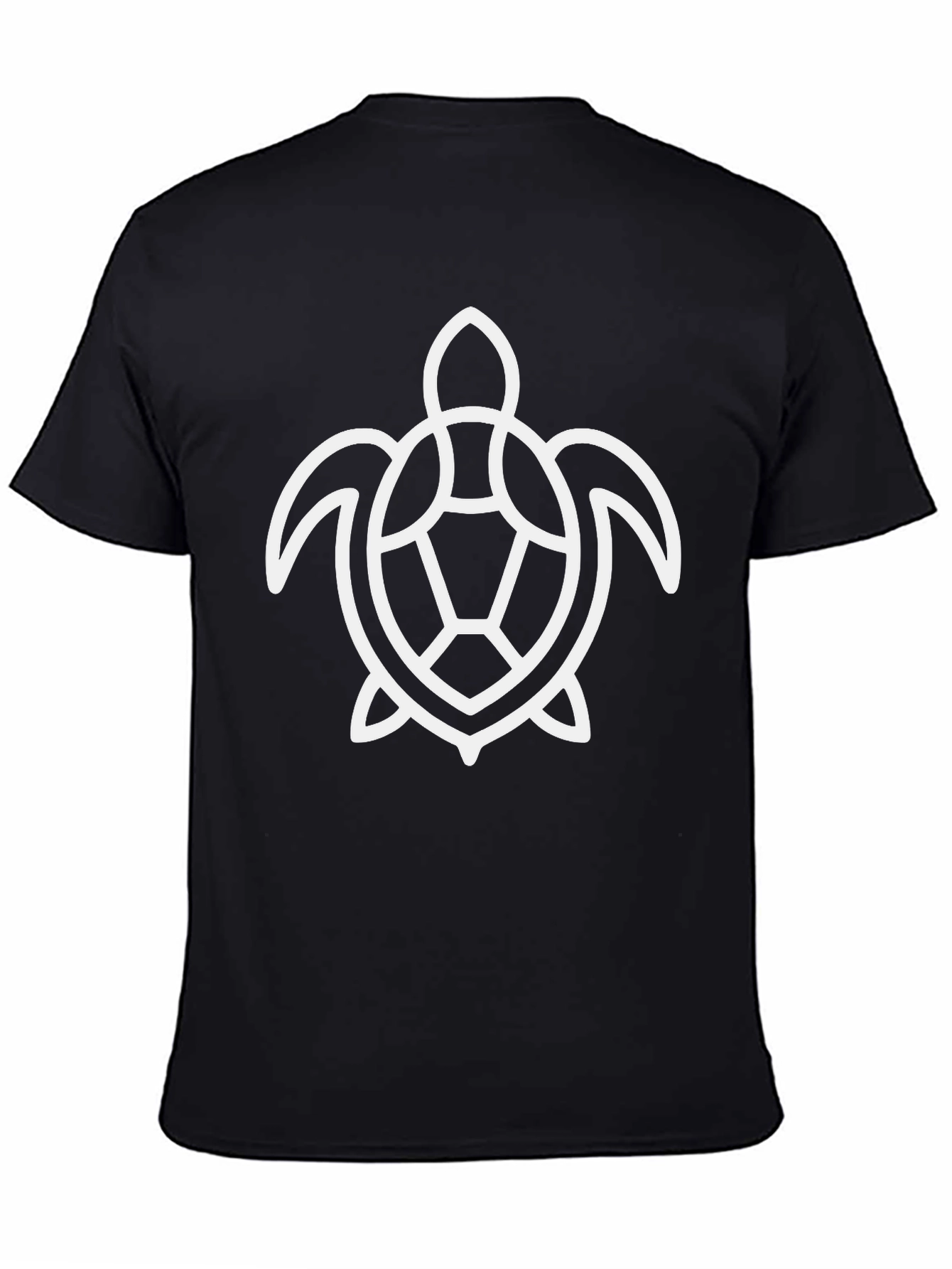 Sea Turtle Graphic Tee - Black