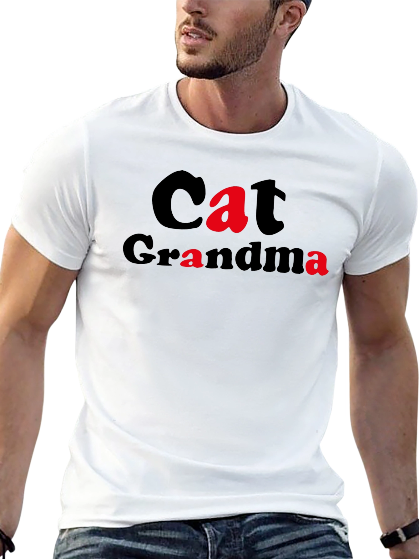 Cat Grandma T-Shirt - Fun Novelty Gift