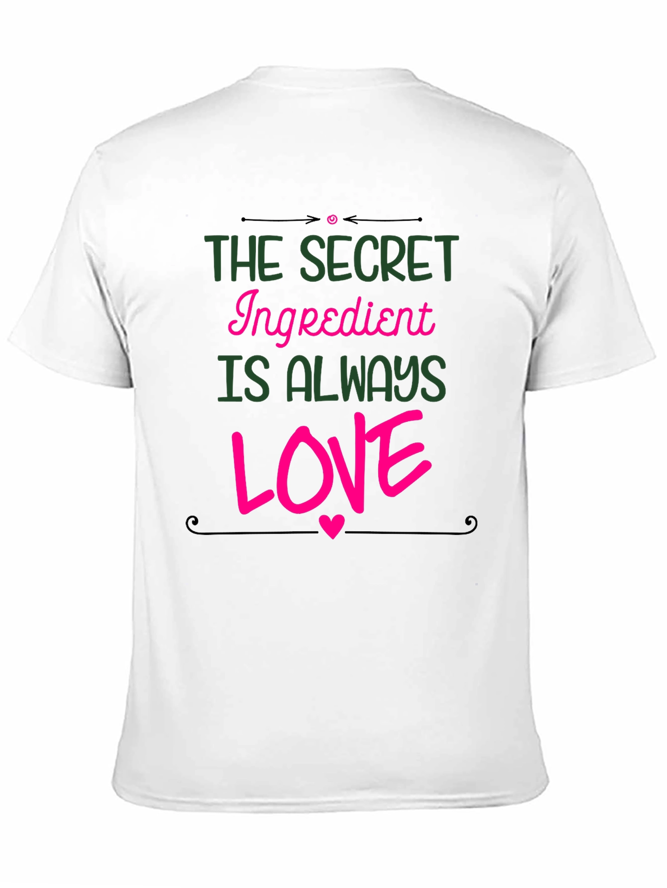 Secret Ingredient Love T-Shirt - Black Graphic Tee