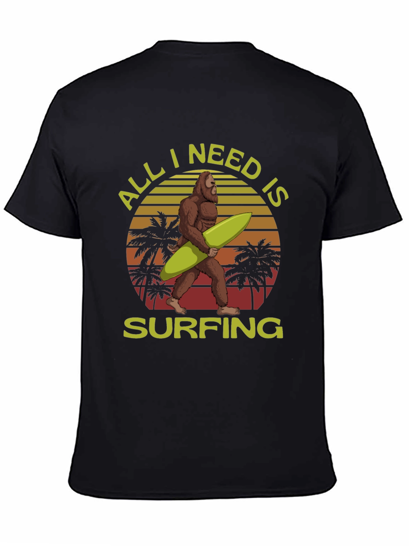 Sasquatch Surfing T-Shirt