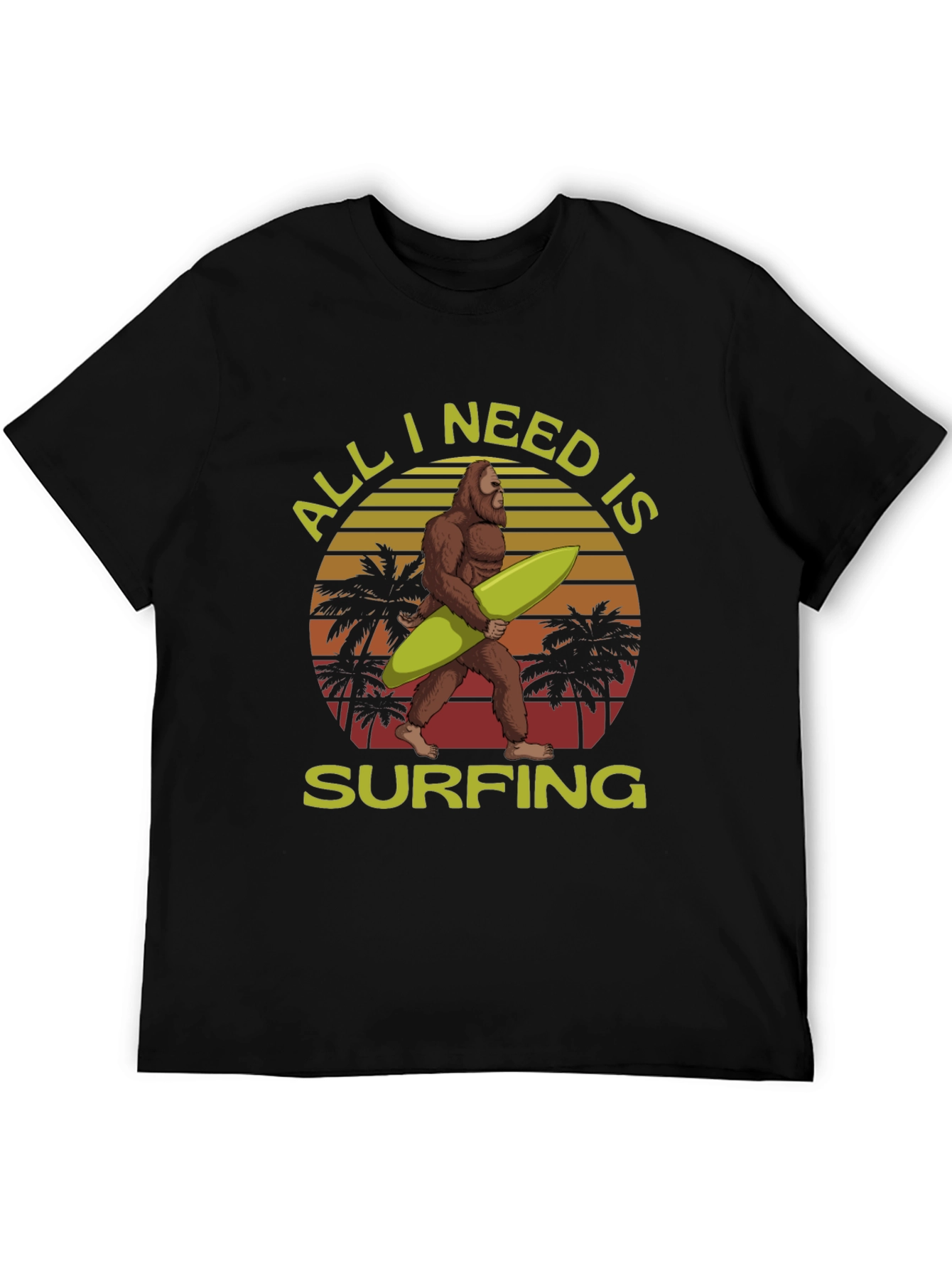 Sasquatch Surfing T-Shirt