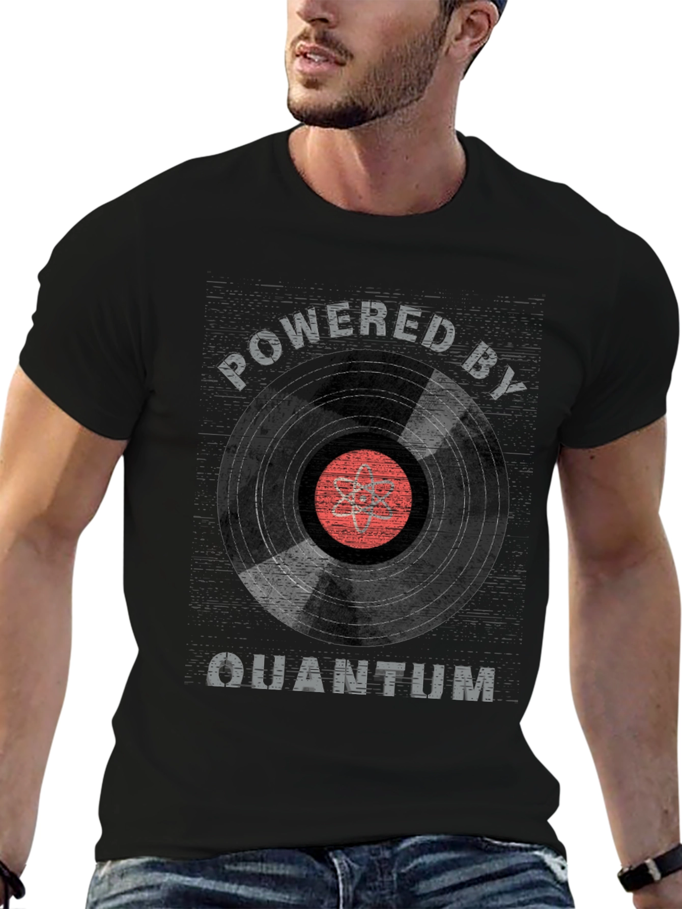 Powered by Quantum Physics T-Shirt - Science Tee