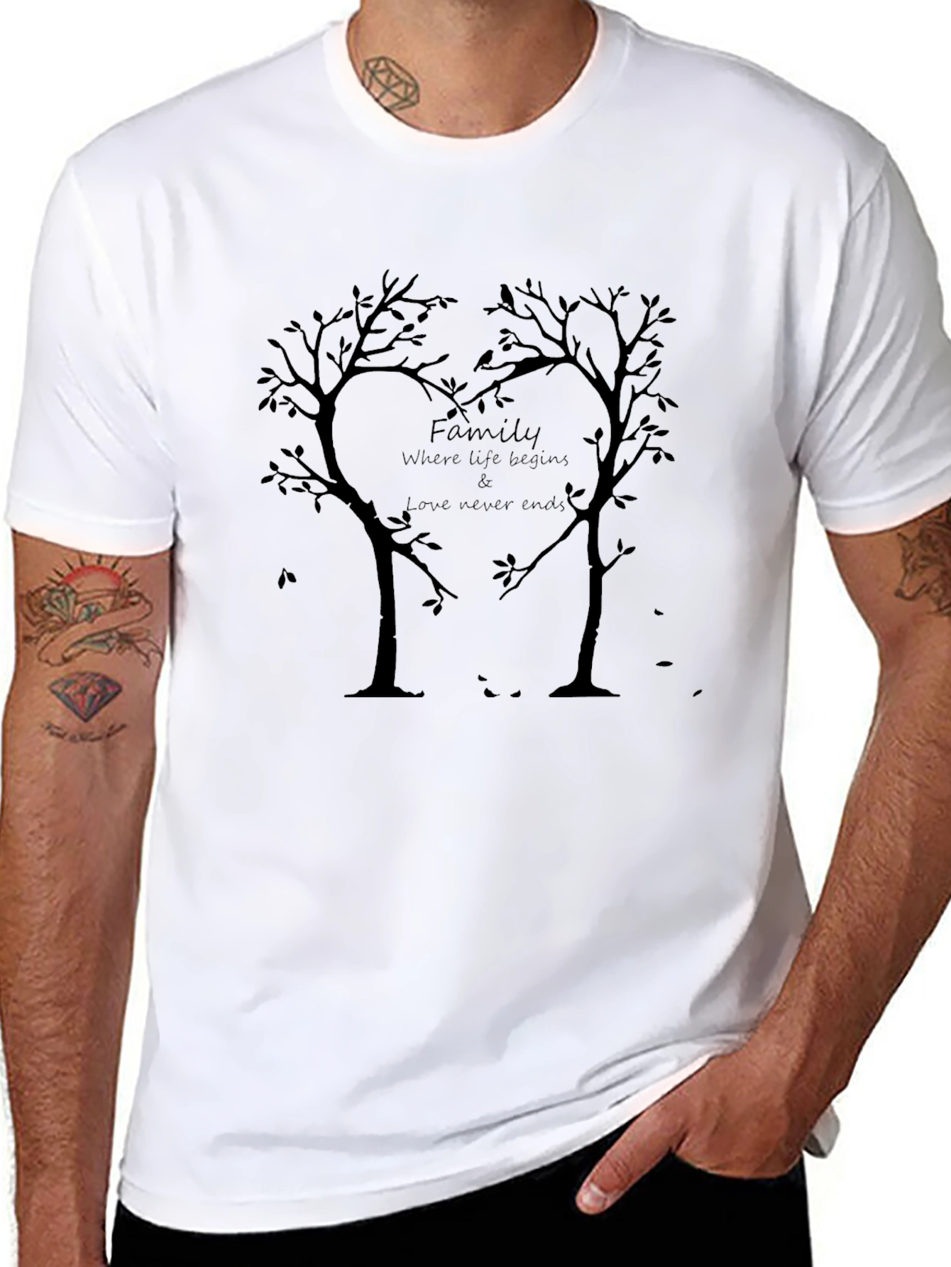 Family Tree Love T-Shirt - Where Life Begins