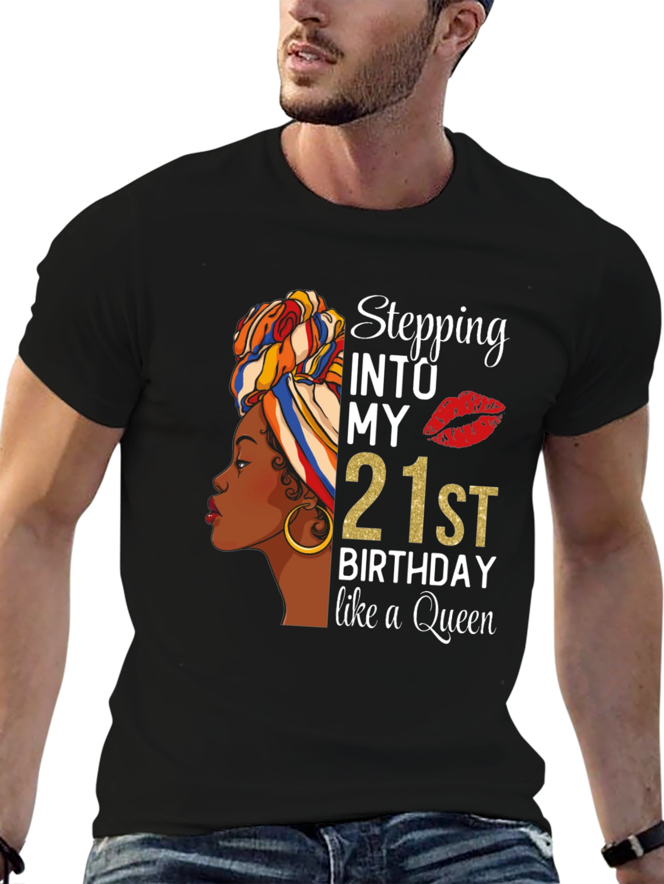 Stepping into My 21st Birthday Queen T-Shirt