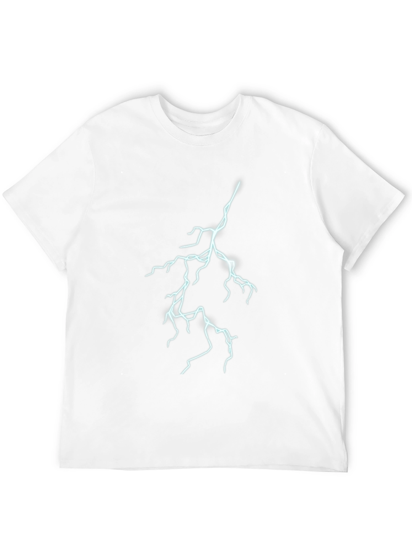 Lightning Bolt Graphic T-Shirt - Black