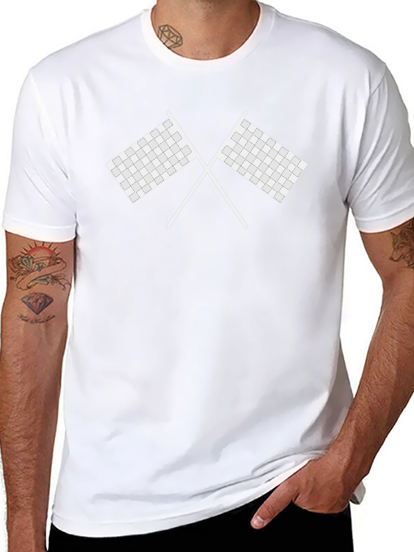 Racing Flags Graphic T-Shirt