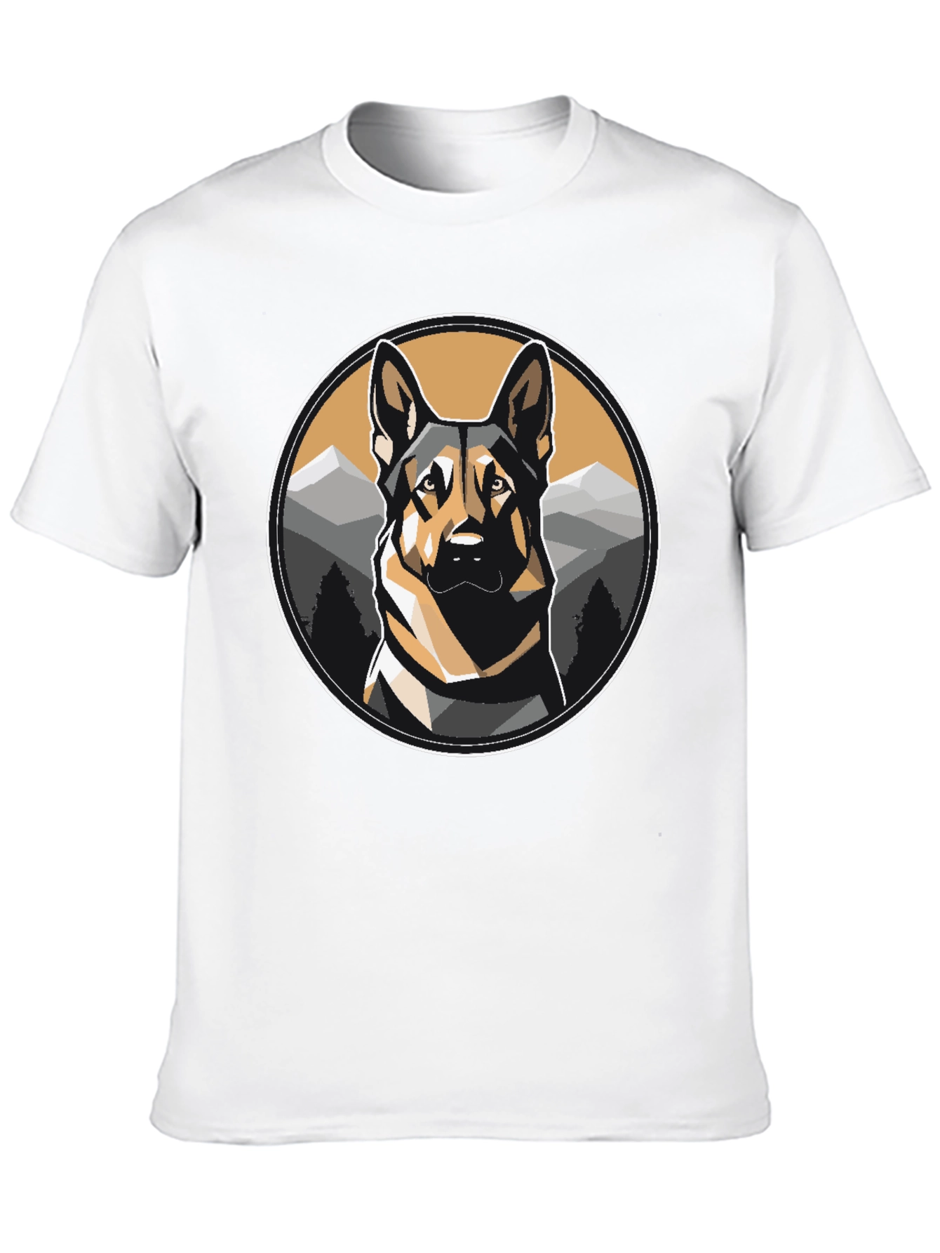 German Shepherd Dog Graphic T-Shirt