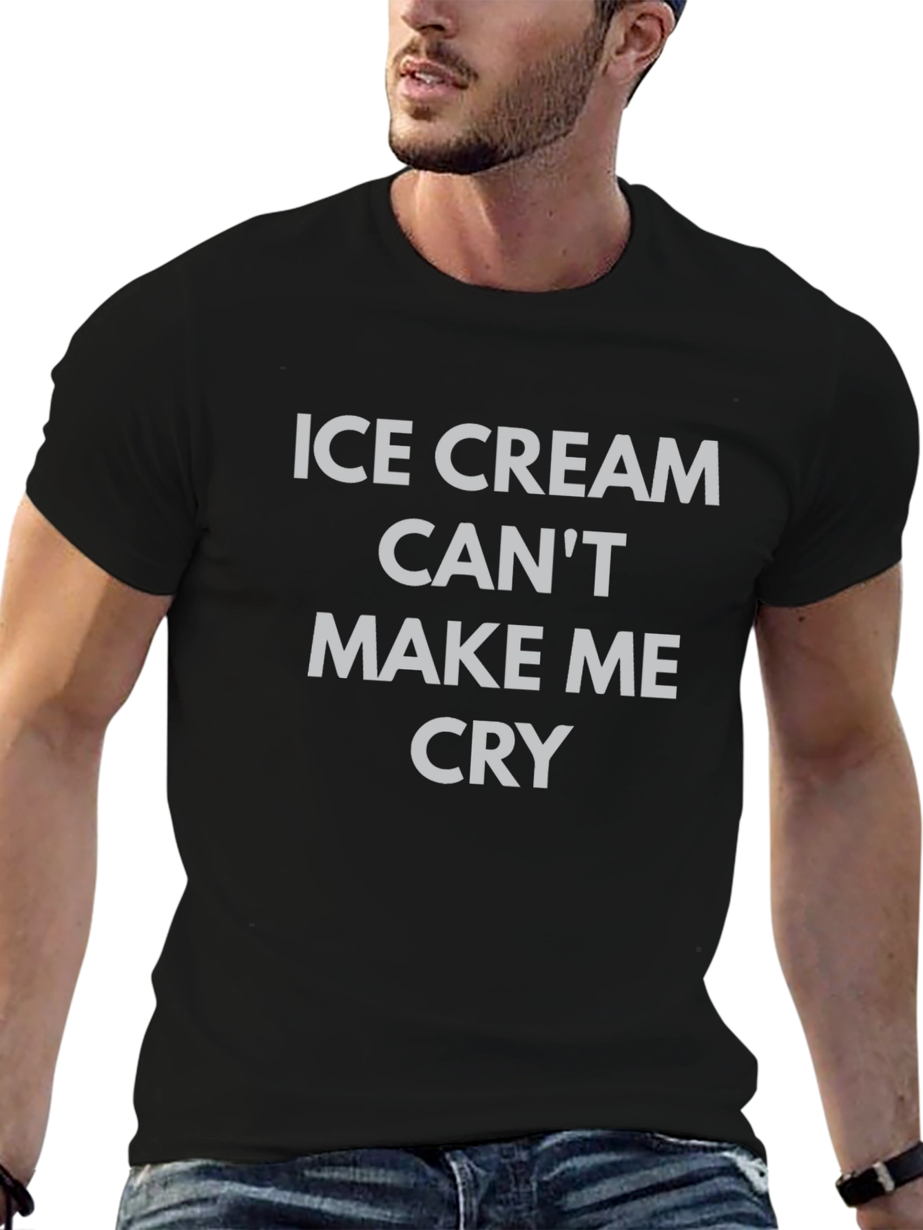 Ice Cream Cant Make Me Cry Graphic Tee
