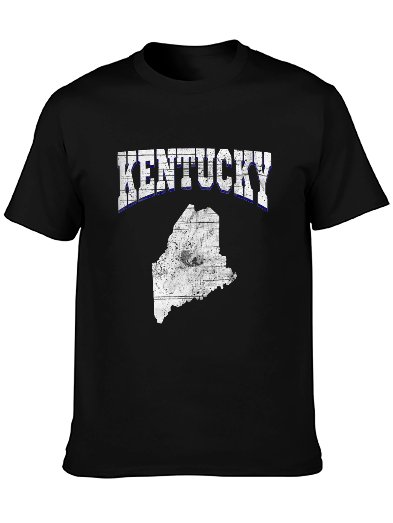 Kentucky State Map Graphic T-Shirt