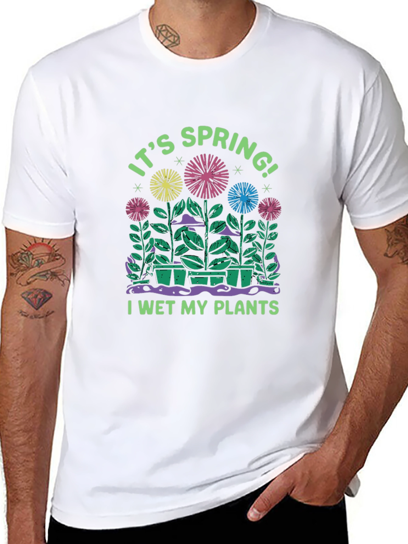 Its Spring! I Wet My Plants T-Shirt
