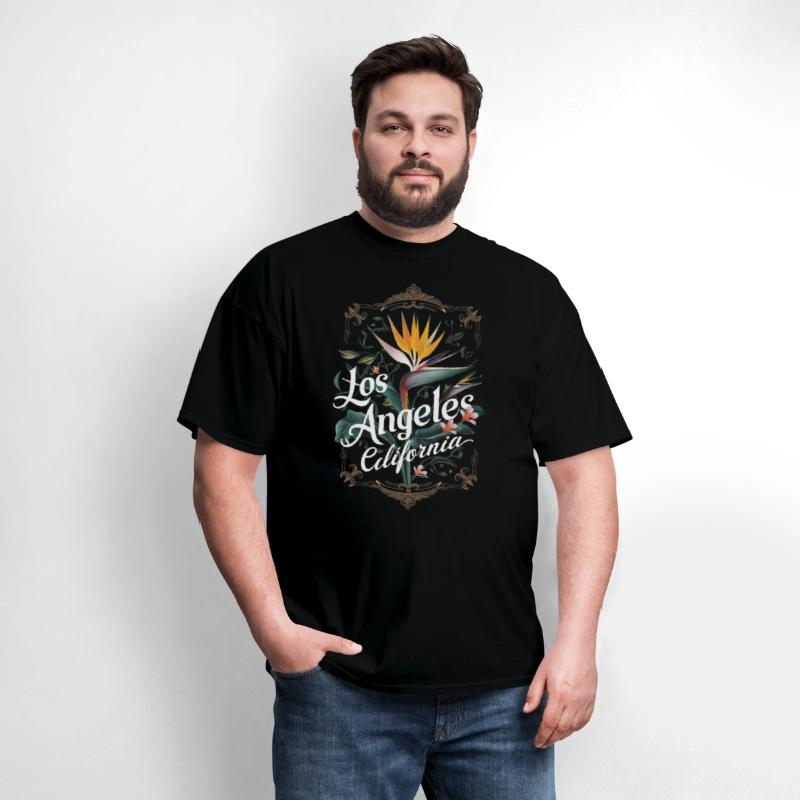 LA Floral Charm: Bird of Paradise Design