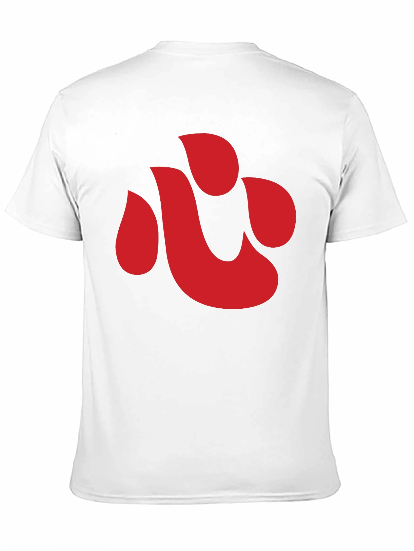 Red Symbol Black T-Shirt - Casual Style