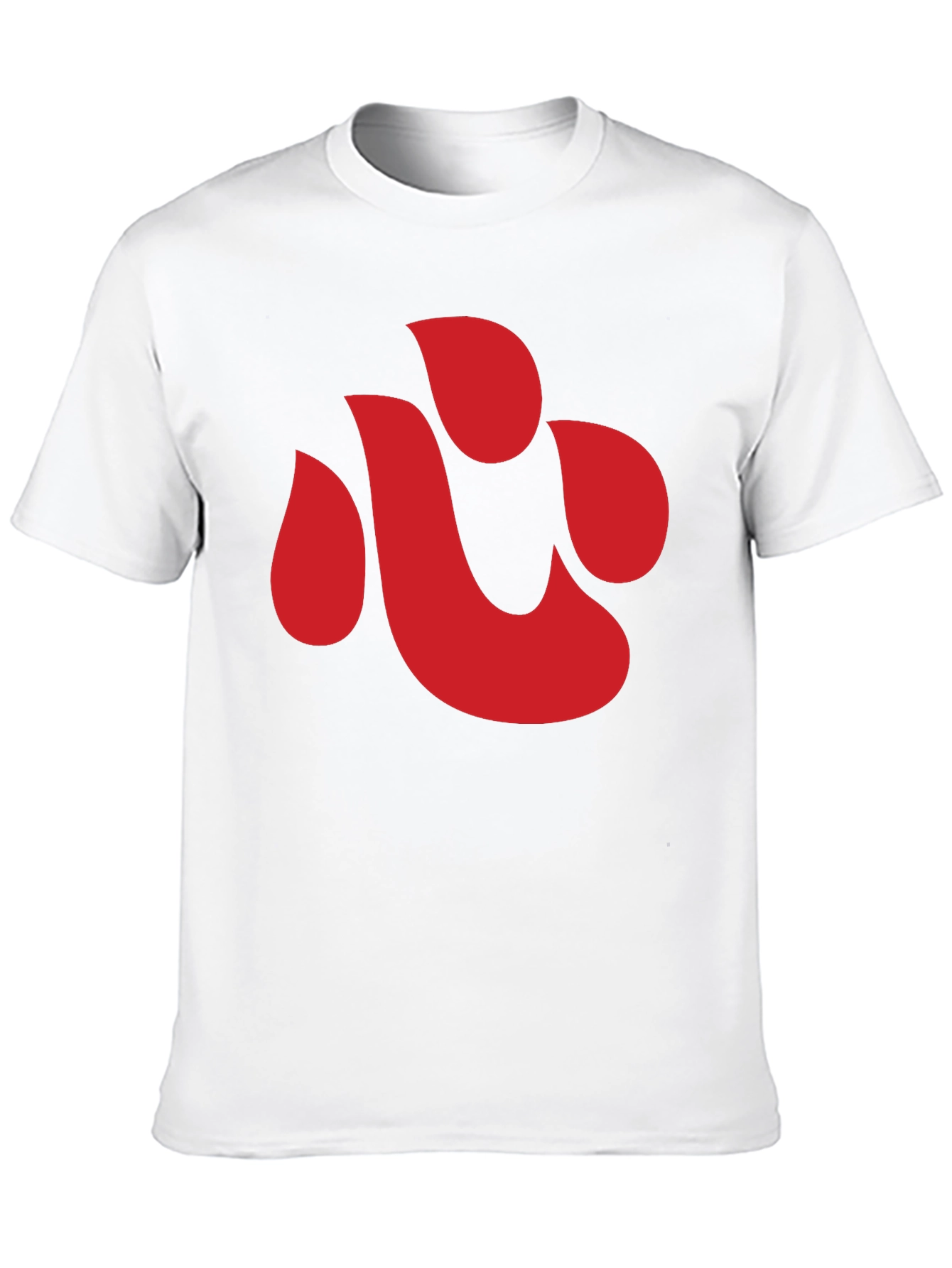 Red Symbol Black T-Shirt - Casual Style