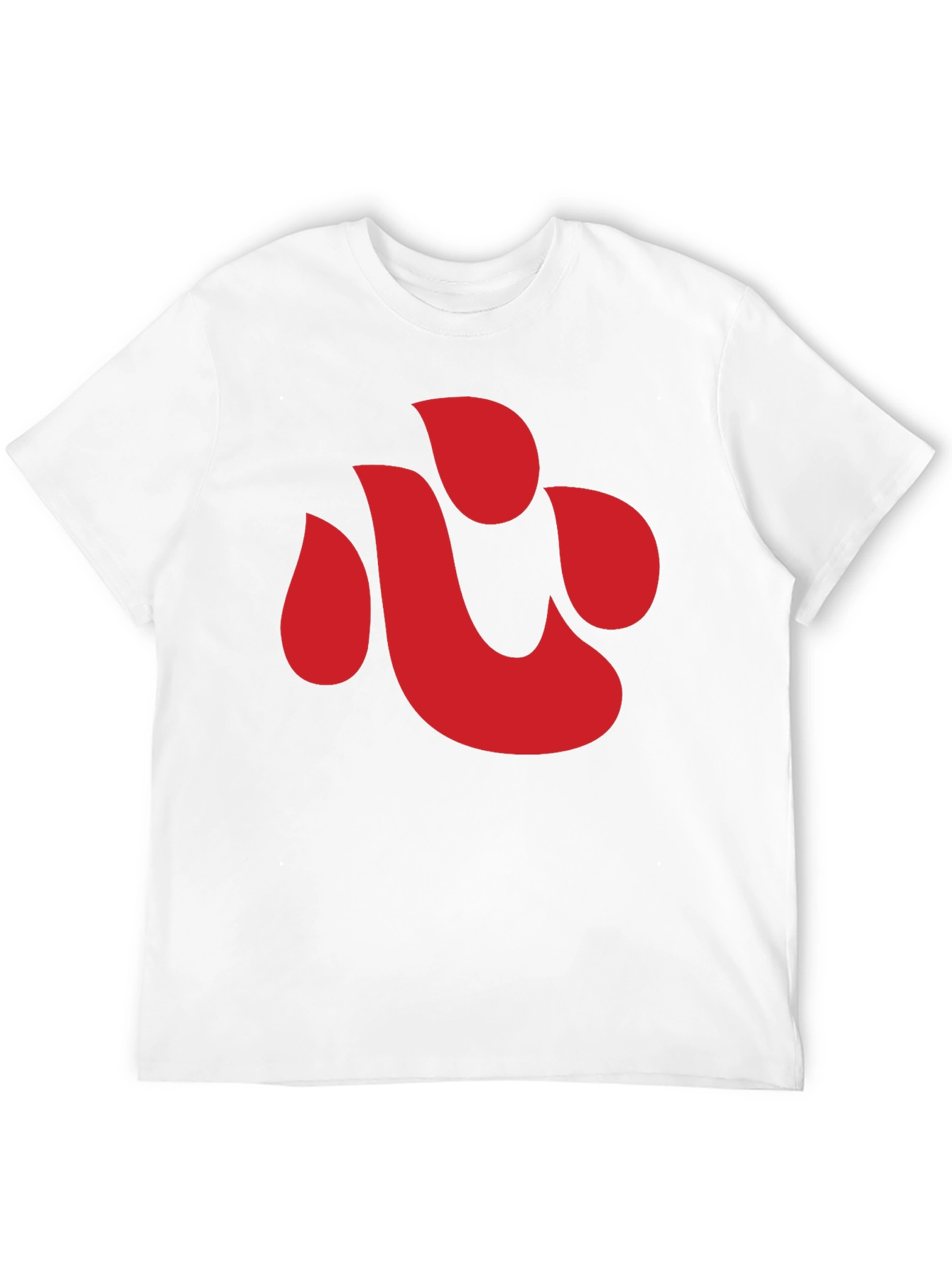 Red Symbol Black T-Shirt - Casual Style