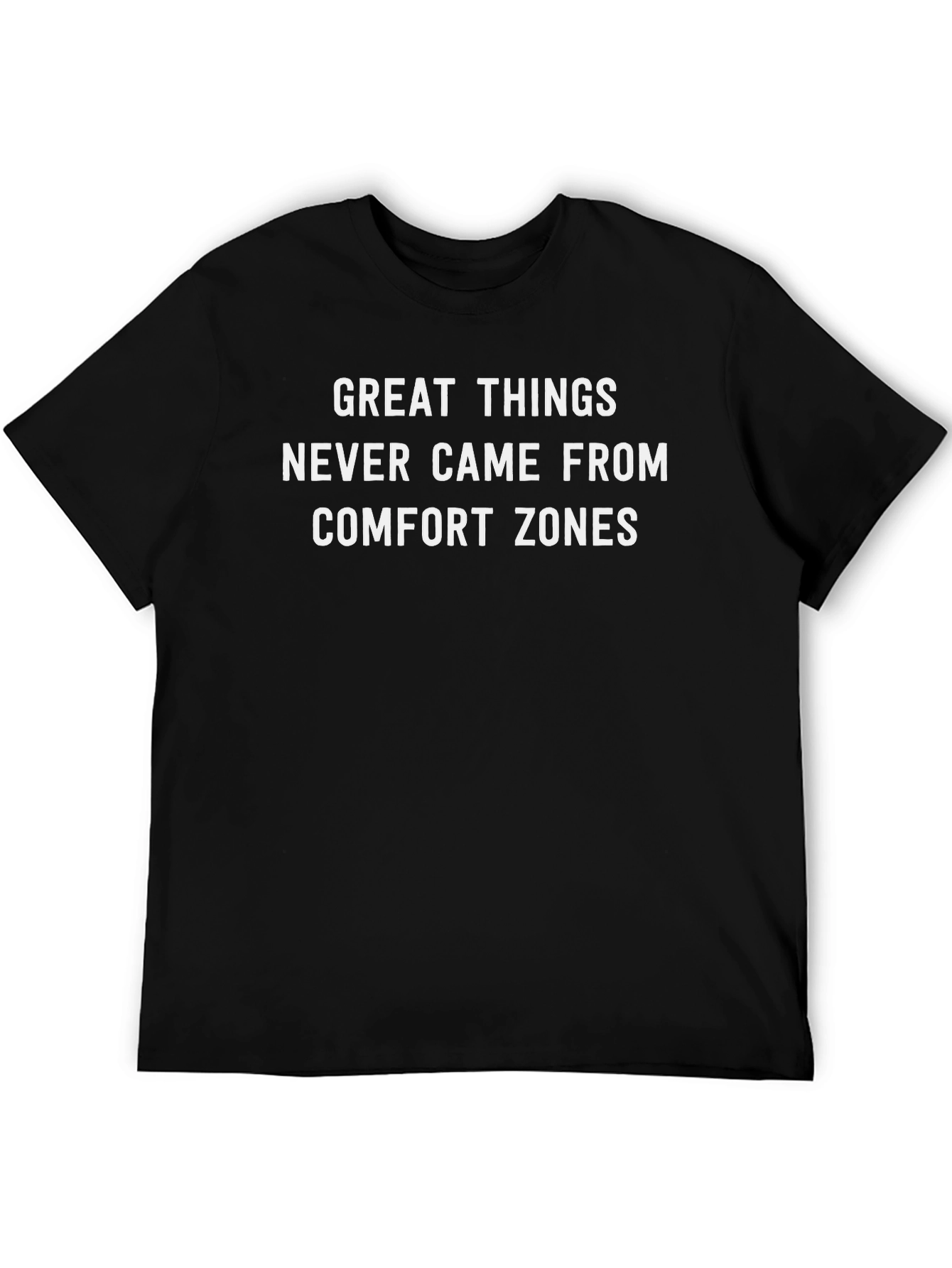 Inspirational Graphic Tee - Comfort Zone Statement