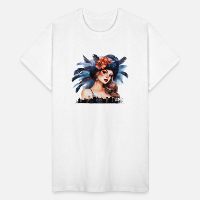 Las Vegas Nevada Show Girl Burlesque Watercolor