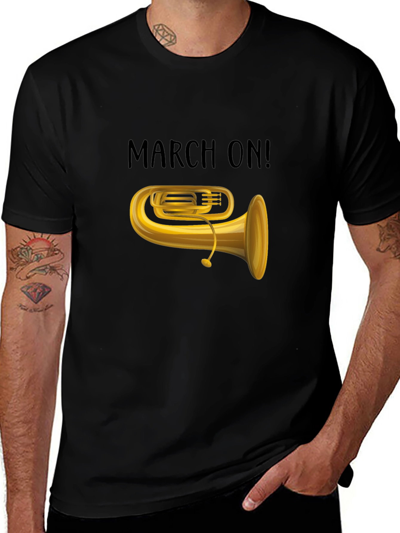March On! Tuba Graphic Tee
