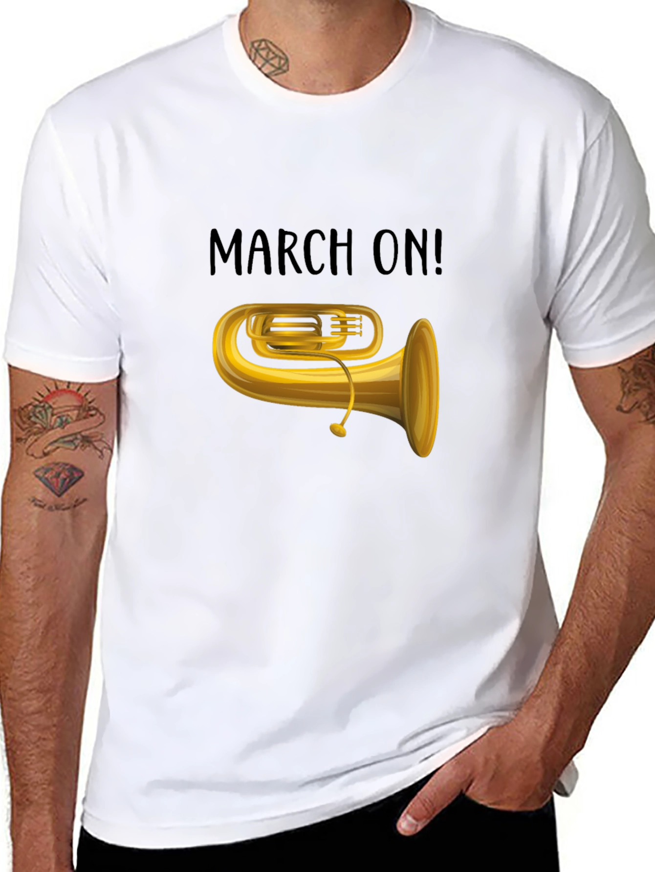 March On! Tuba Graphic Tee