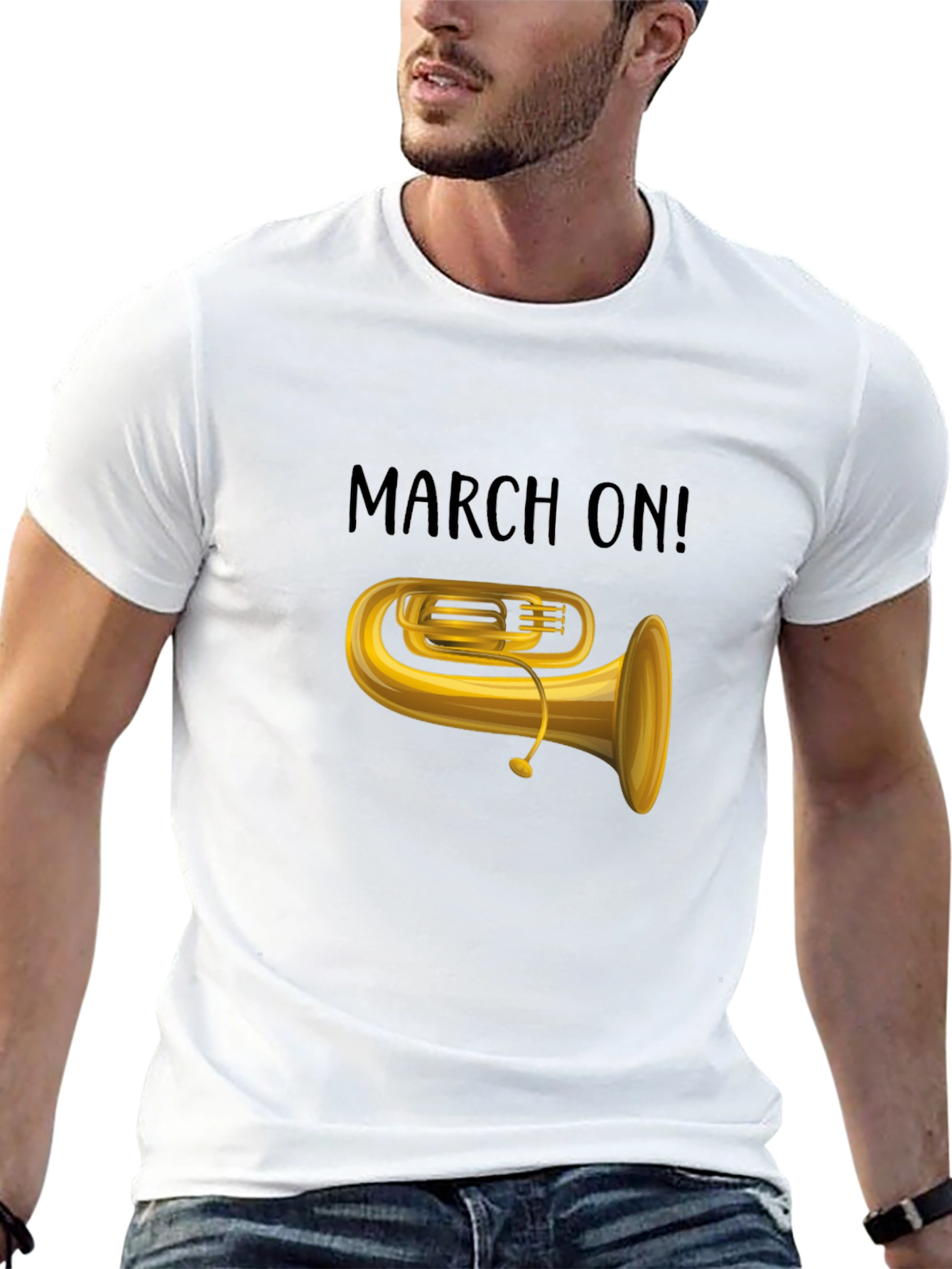 March On! Tuba Graphic Tee