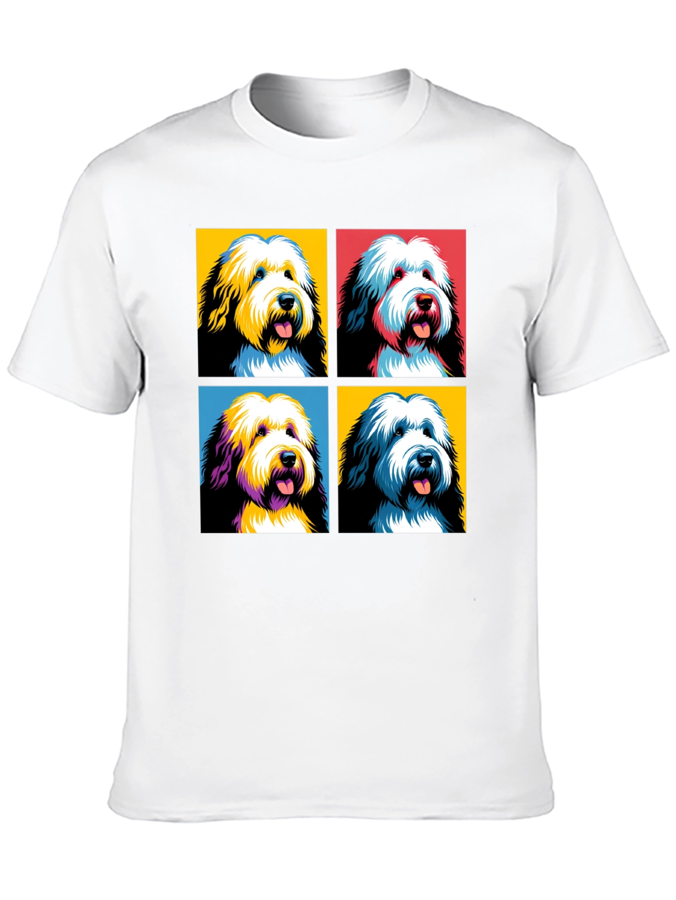 Pop Art Dog Graphic Tee - Funky & Stylish!