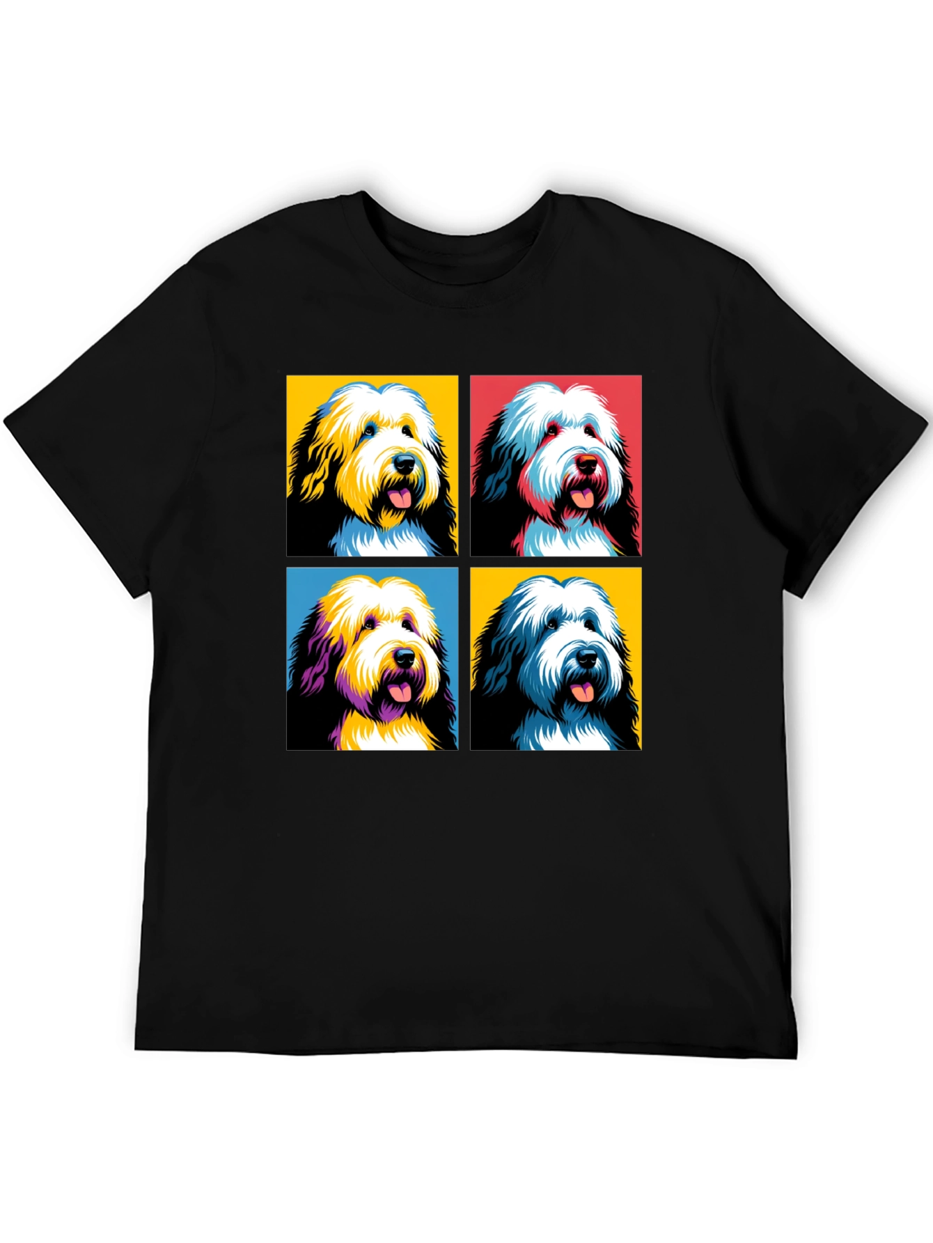 Pop Art Dog Graphic Tee - Funky & Stylish!