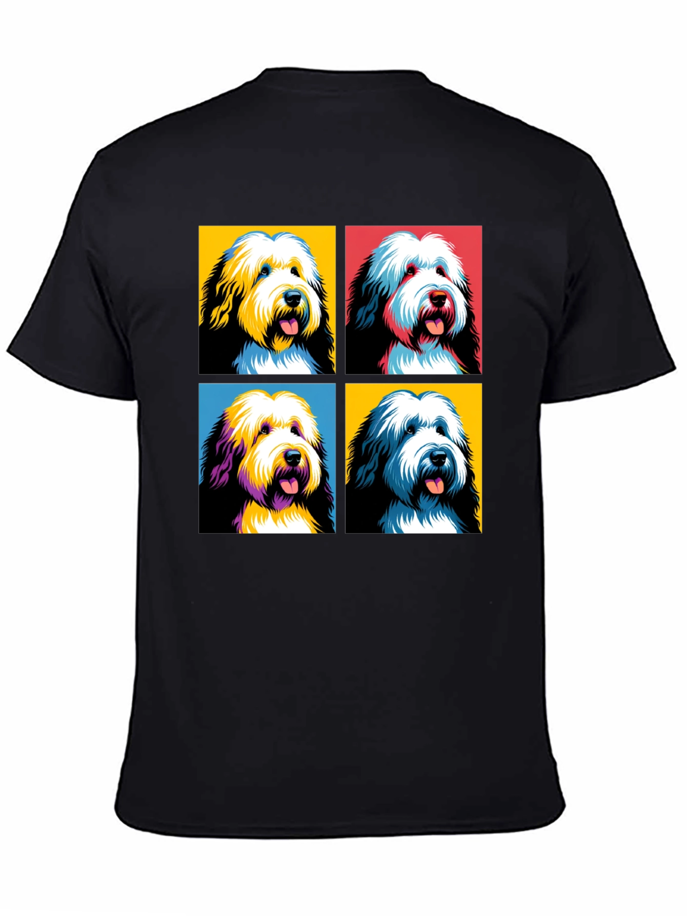 Pop Art Dog Graphic Tee - Funky & Stylish!
