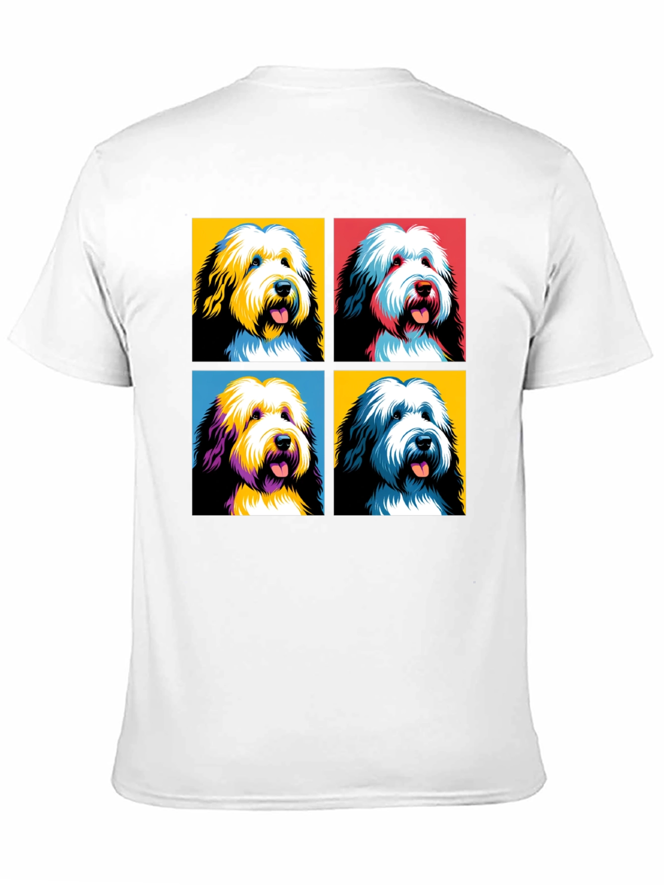 Pop Art Dog Graphic Tee - Funky & Stylish!