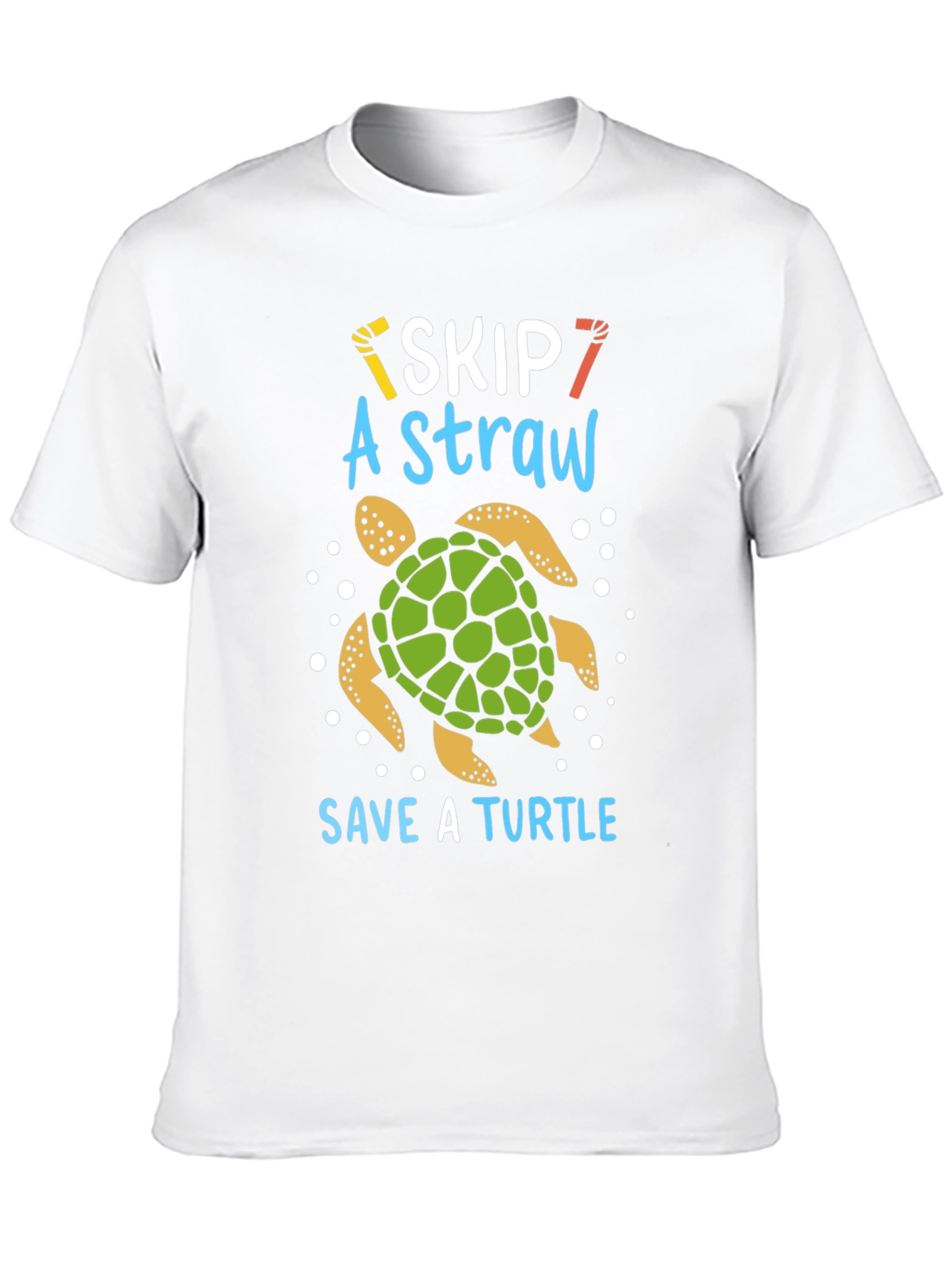 Skip A Straw Save A Turtle T-Shirt