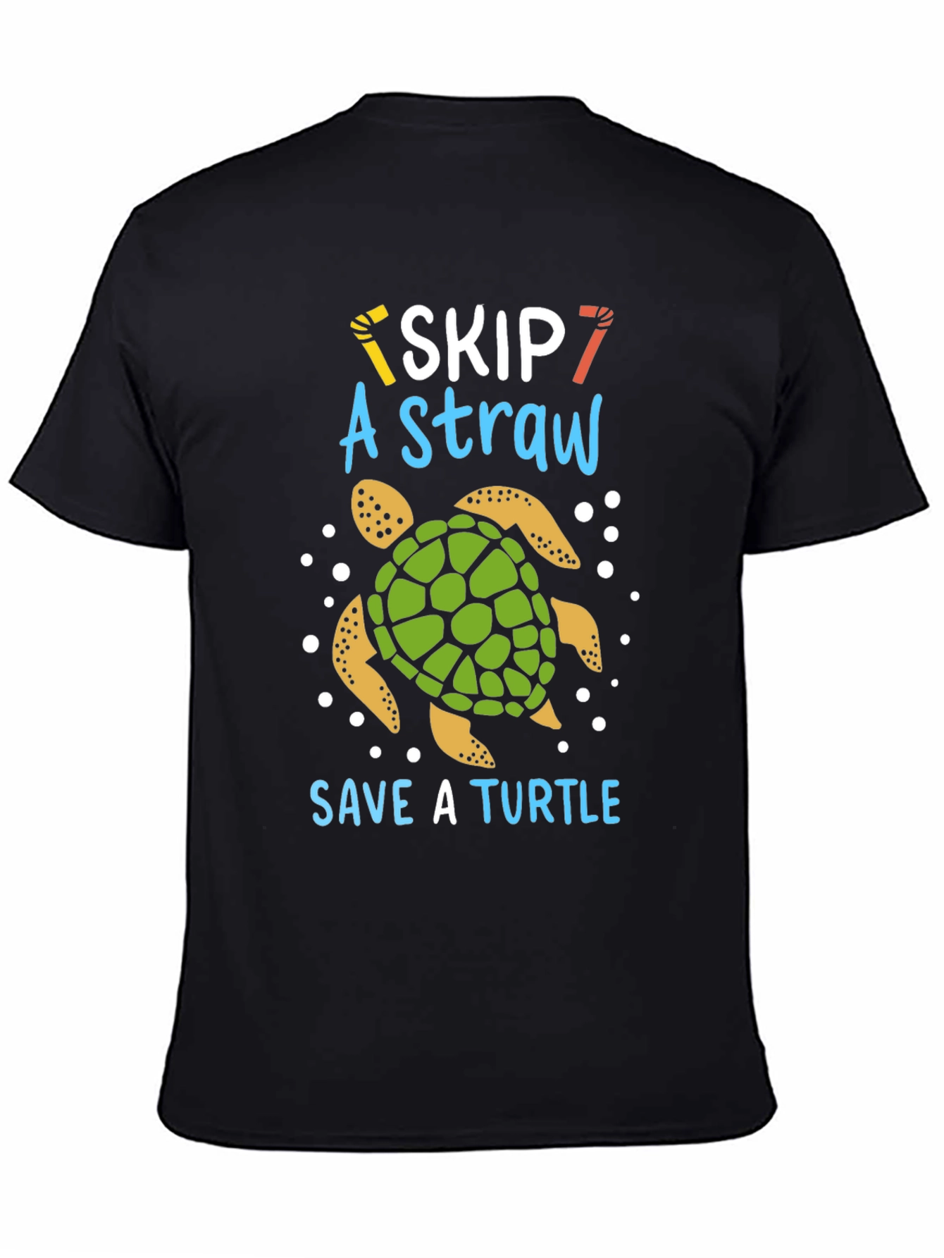 Skip A Straw Save A Turtle T-Shirt