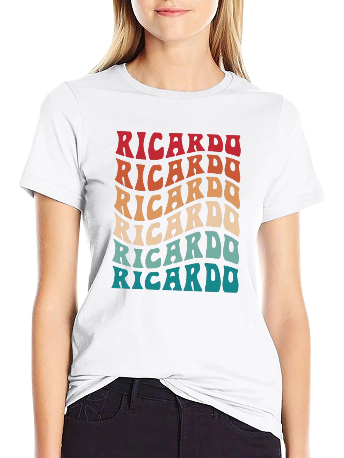 Retro Ricardo Graphic Tee - Soft Cotton Blend