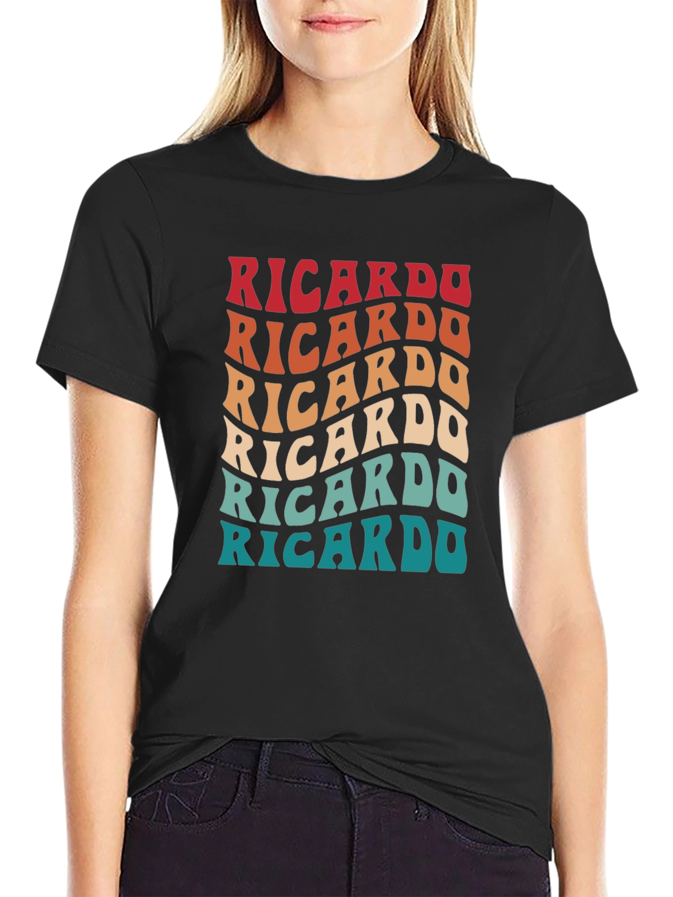 Retro Ricardo Graphic Tee - Soft Cotton Blend