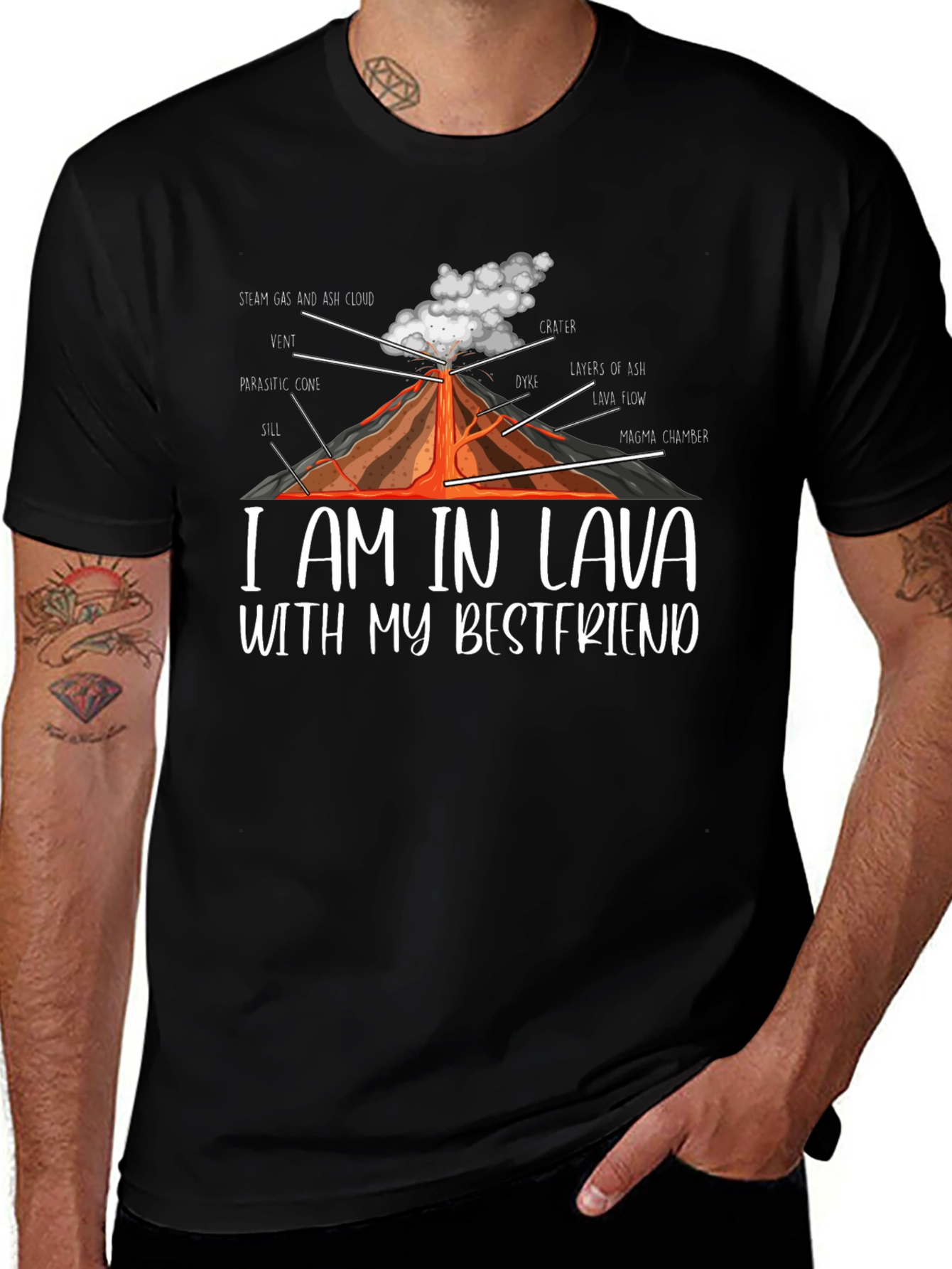 I am in Lava with my Bestfriend Graphic T-Shirt