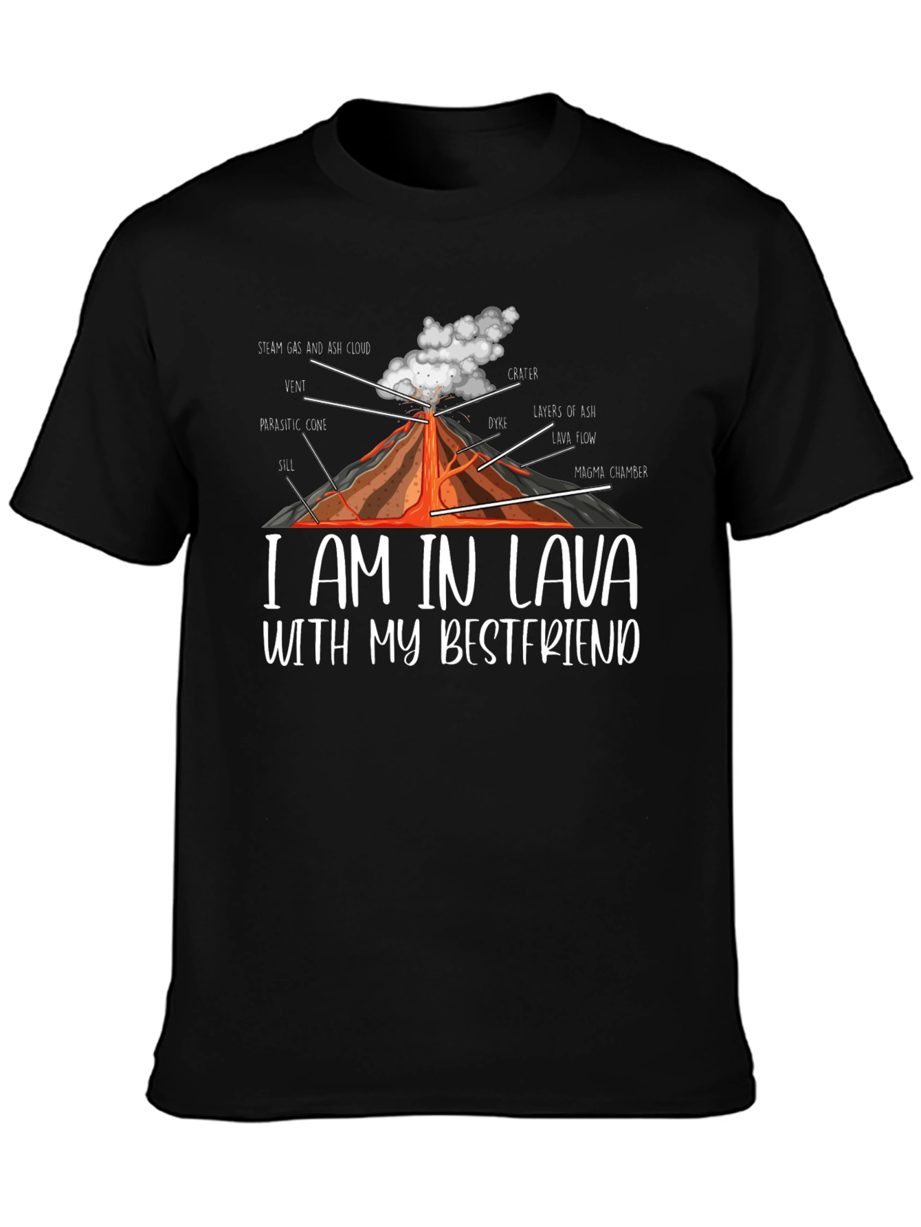 I am in Lava with my Bestfriend Graphic T-Shirt