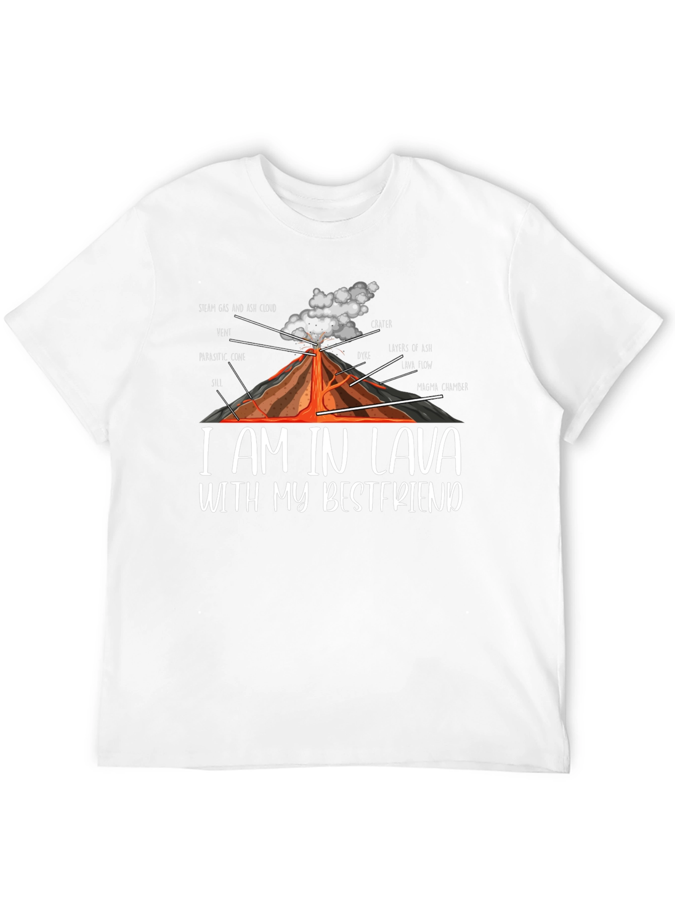 I am in Lava with my Bestfriend Graphic T-Shirt