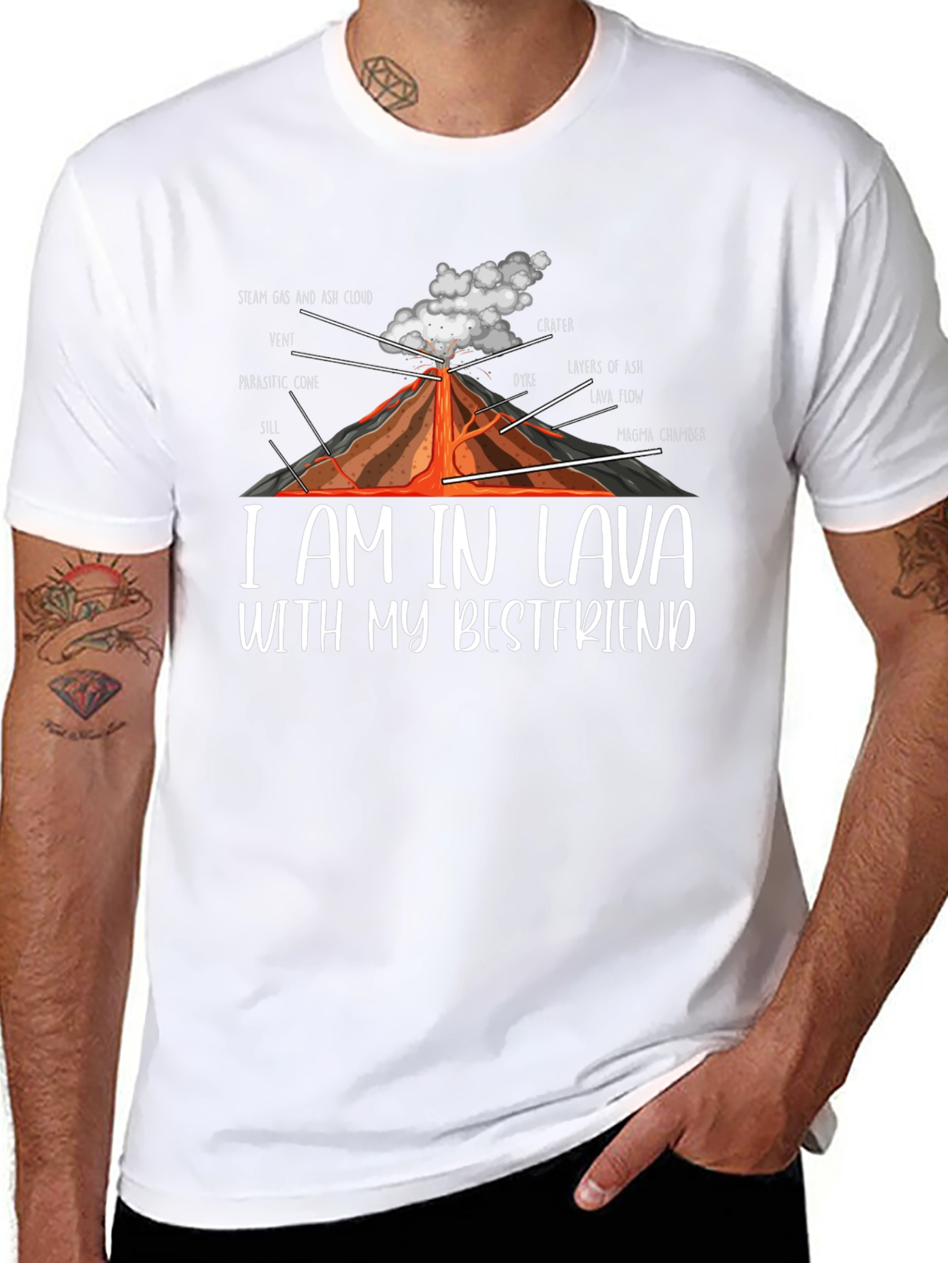 I am in Lava with my Bestfriend Graphic T-Shirt