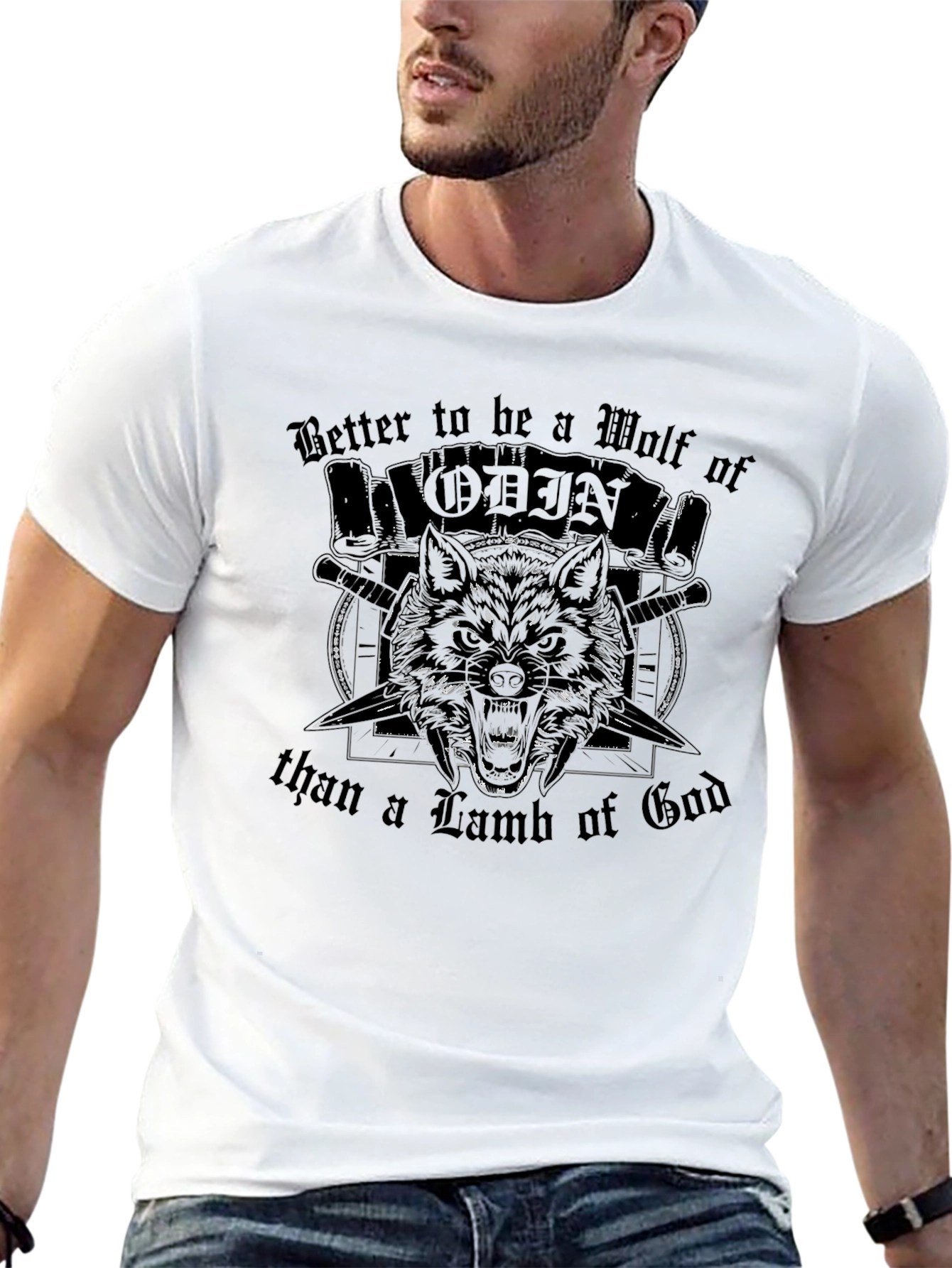 Wolf of Odin Graphic Tee - Viking T-Shirt