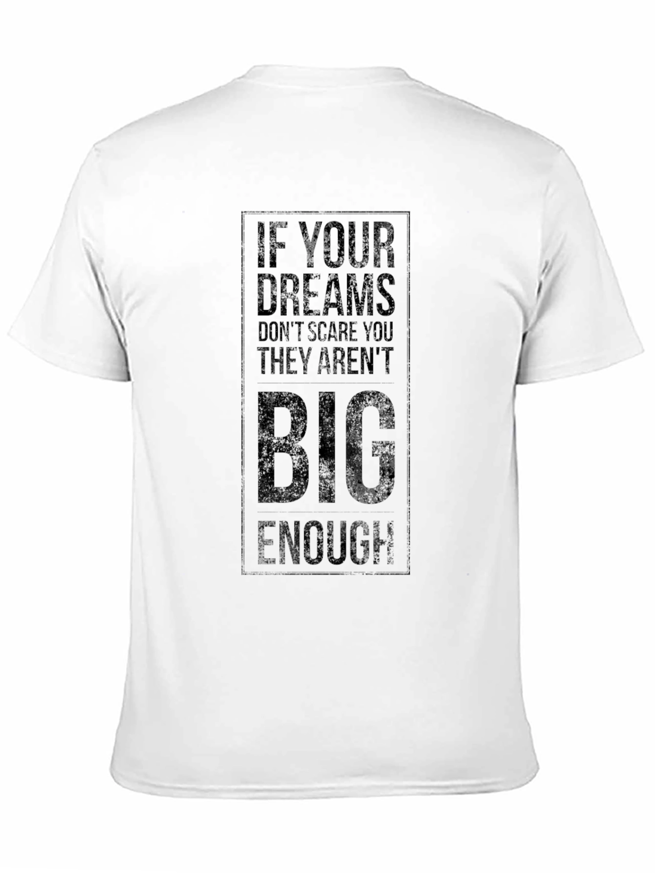 Inspirational Black T-Shirt - Dream Big Graphic Tee