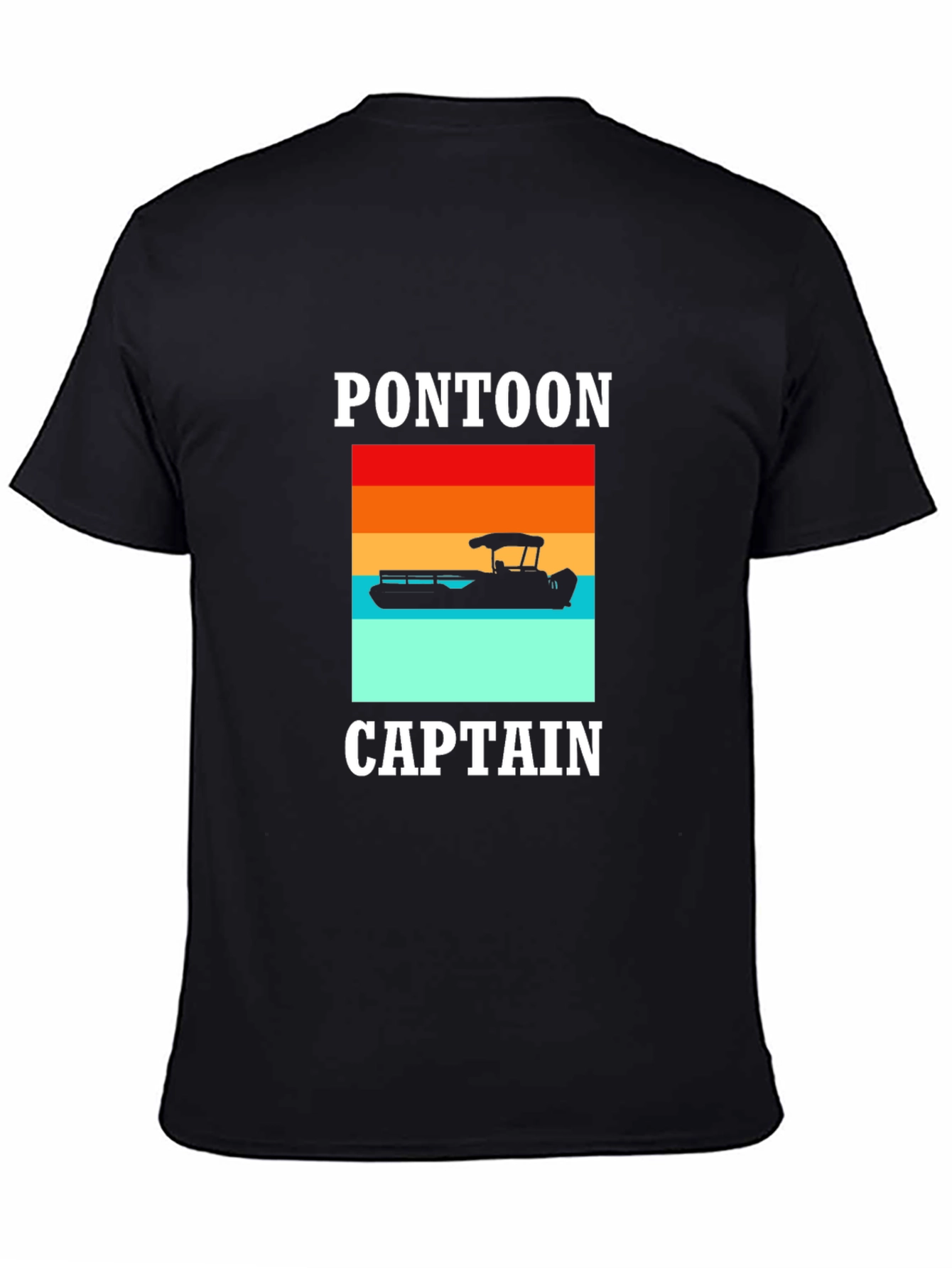 Pontoon Captain Graphic T-Shirt - Boating Apparel