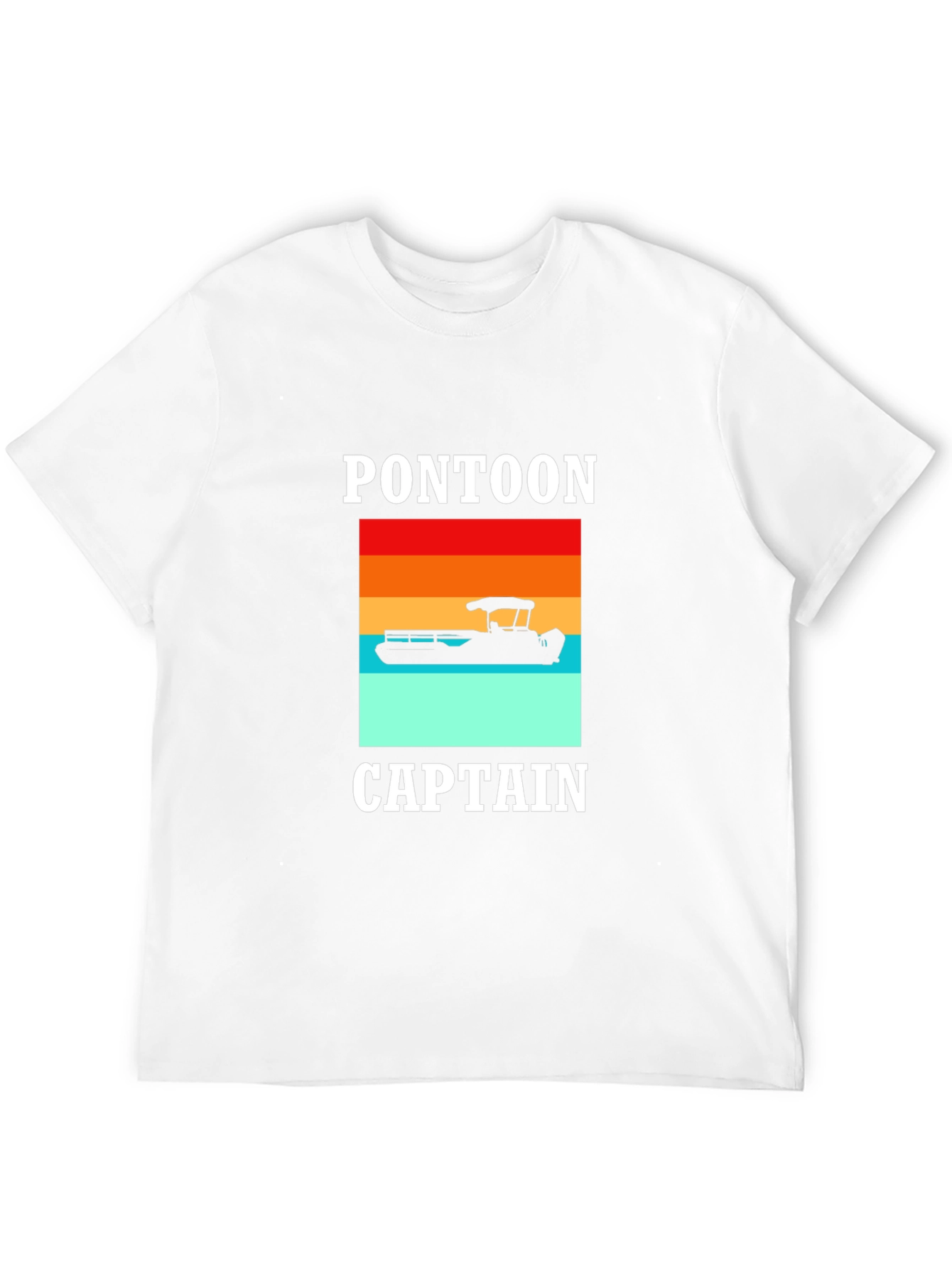 Pontoon Captain Graphic T-Shirt - Boating Apparel