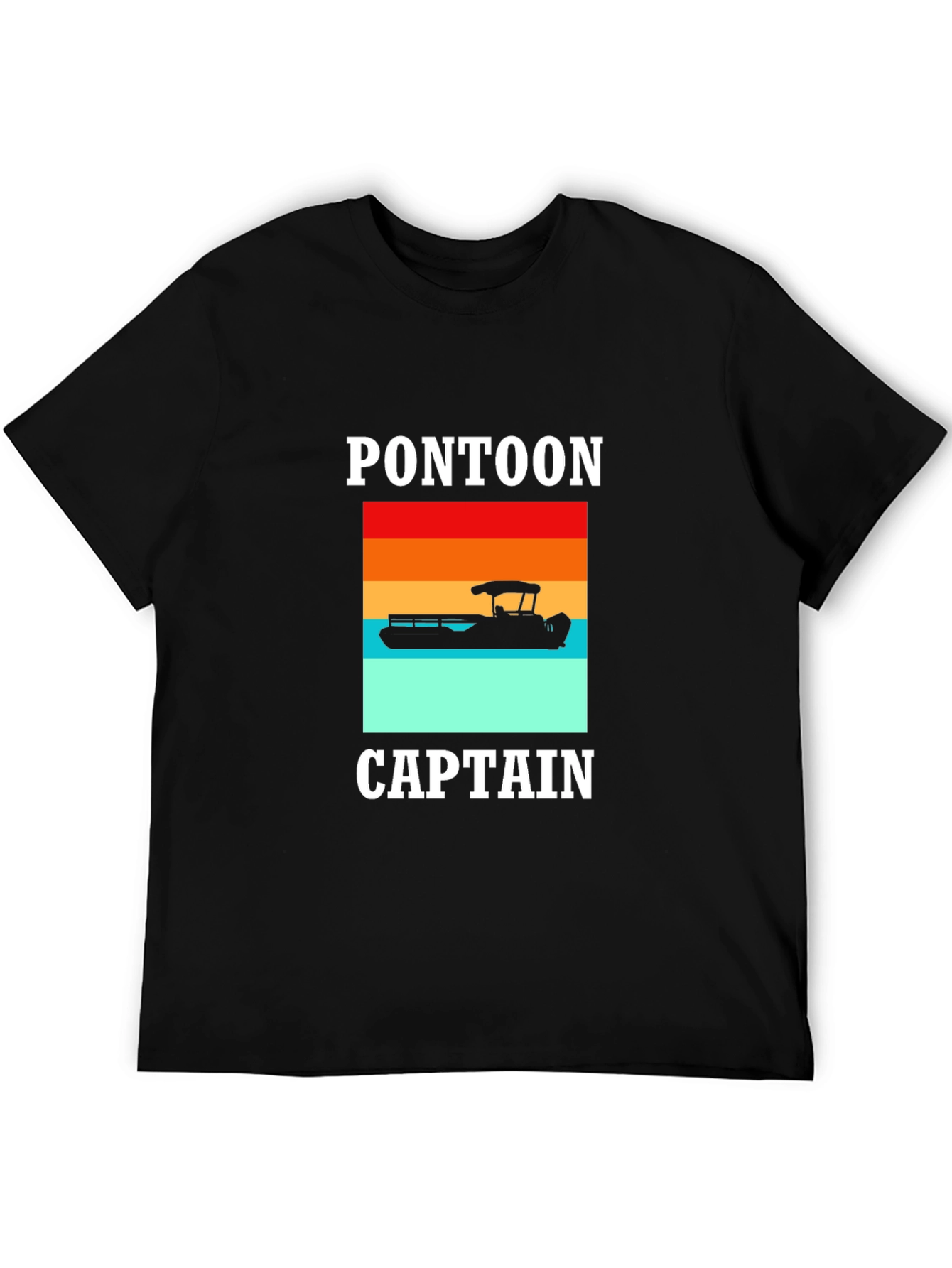 Pontoon Captain Graphic T-Shirt - Boating Apparel