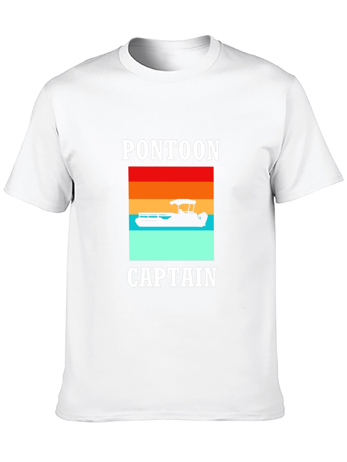 Pontoon Captain Graphic T-Shirt - Boating Apparel