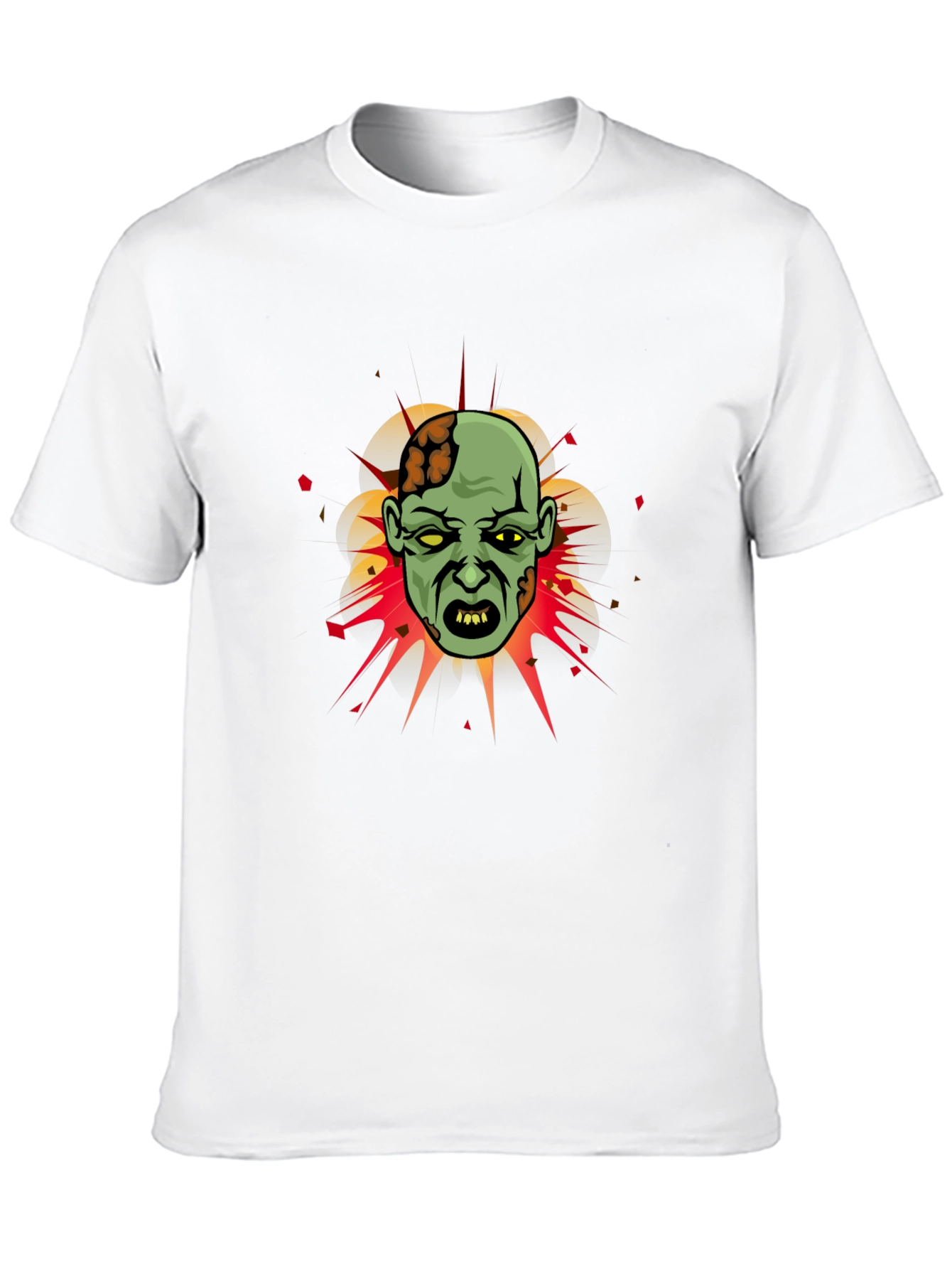 Zombie Graphic Tee - Horror Cartoon T-Shirt