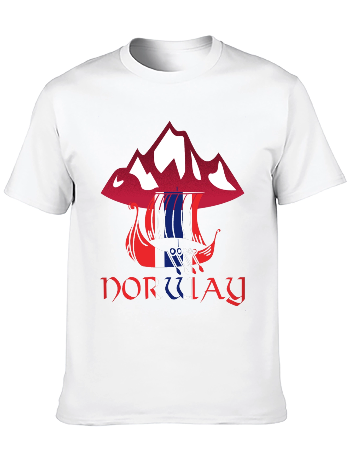 Norway Viking Ship Graphic Tee