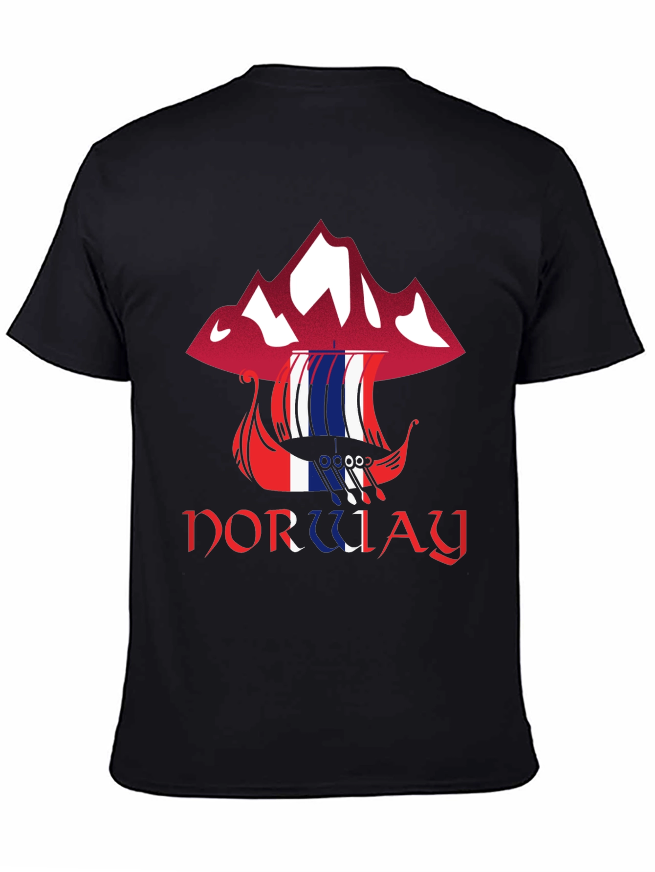 Norway Viking Ship Graphic Tee