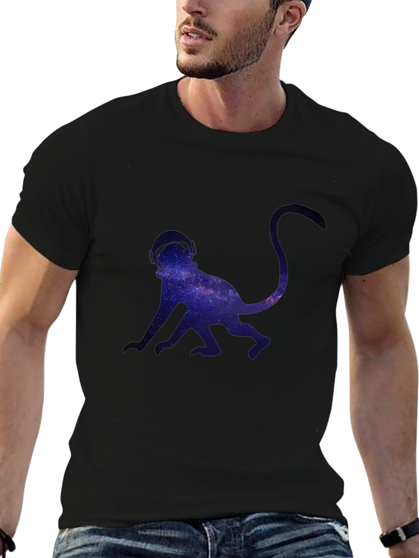 Astronaut Monkey Graphic T-Shirt